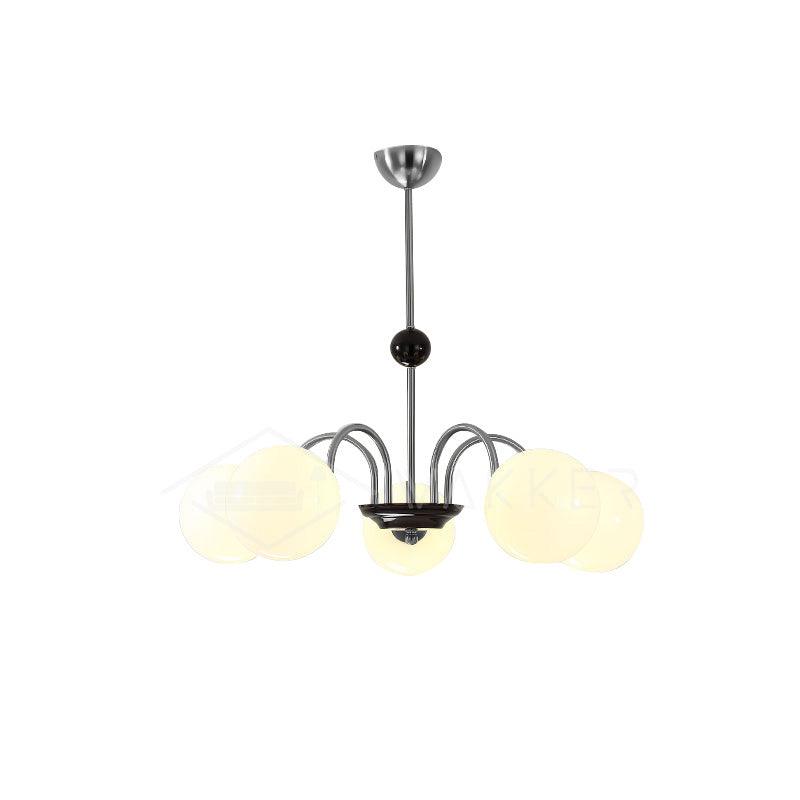 Halion Chandelier Rod Frame and White-Neutral Decor
