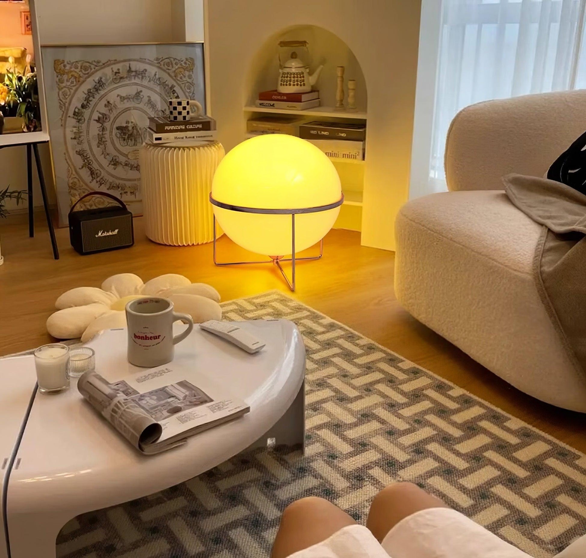 Cori Minimalist Table Lamp-Neutral Decor