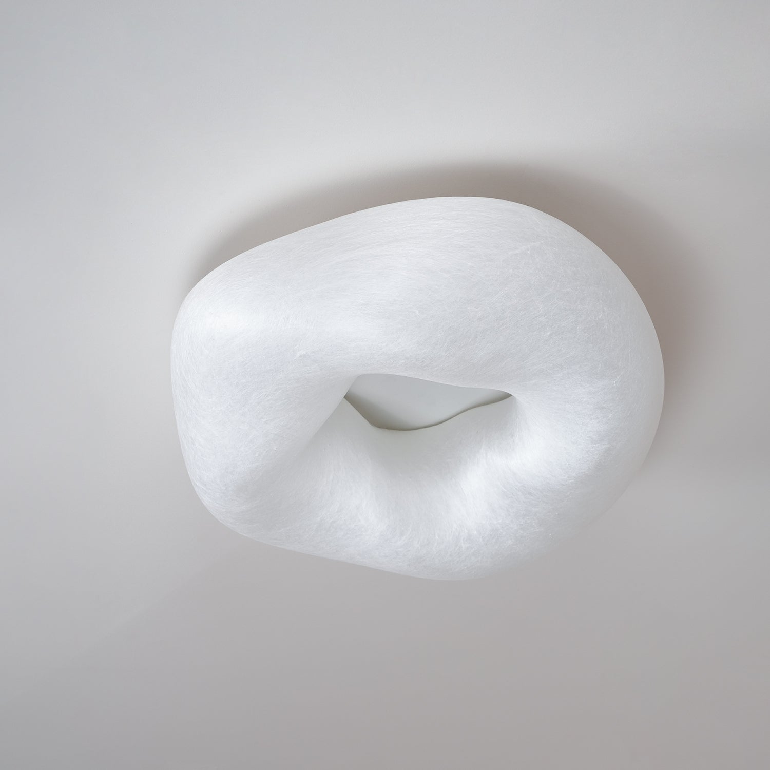 Solara Ceiling Lamp Cloud Shape Silk Elegant-Neutral Decor