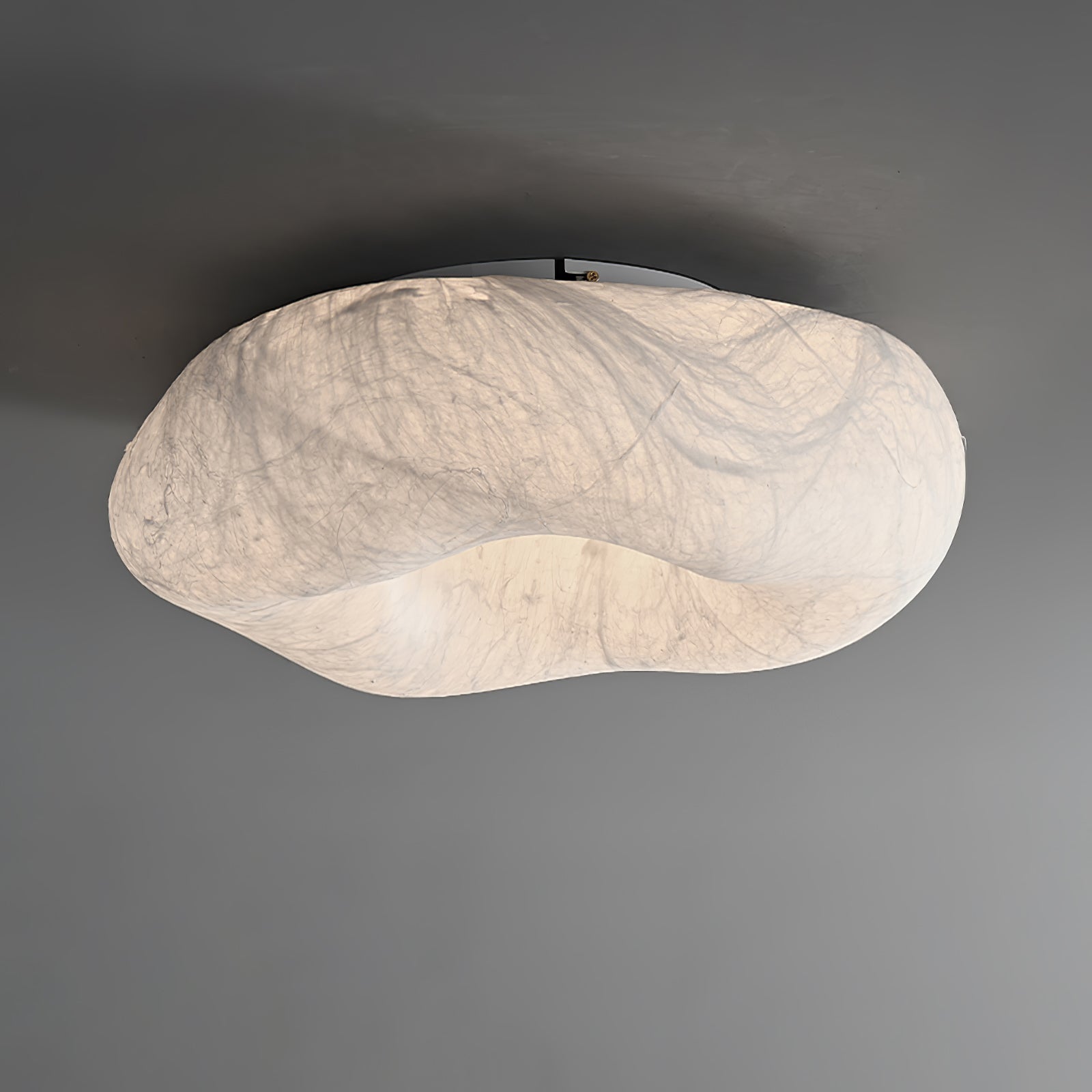 Solara Ceiling Lamp Cloud Shape Silk Elegant-Neutral Decor