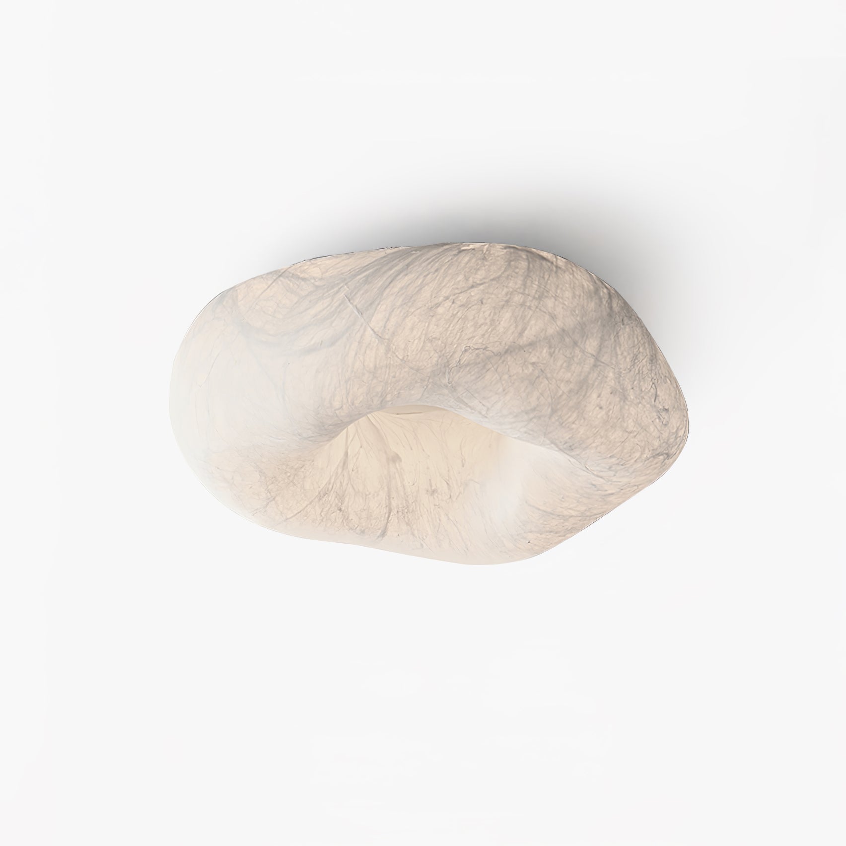 Solara Ceiling Lamp Cloud Shape Silk Elegant-Neutral Decor