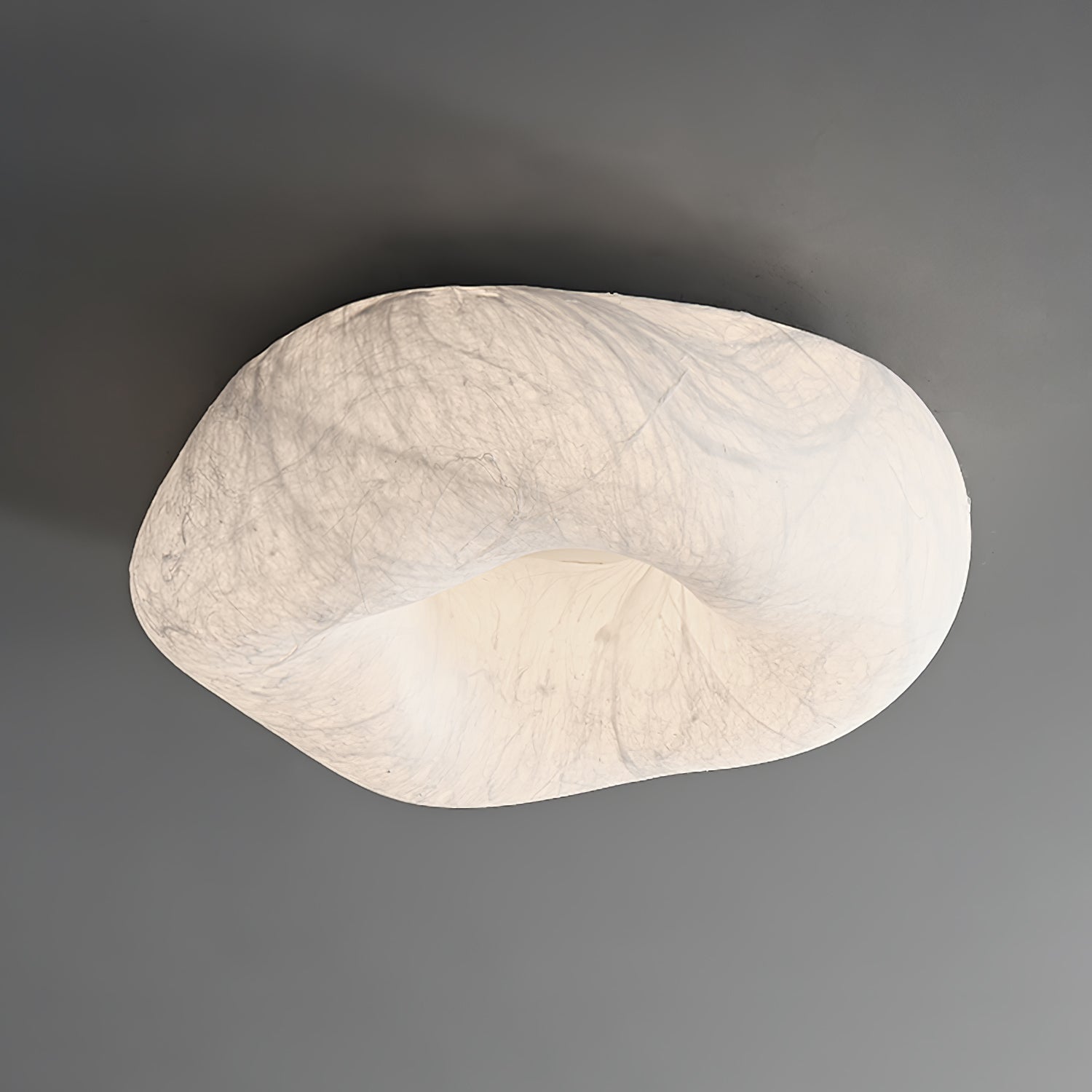 Solara Ceiling Lamp Cloud Shape Silk Elegant-Neutral Decor