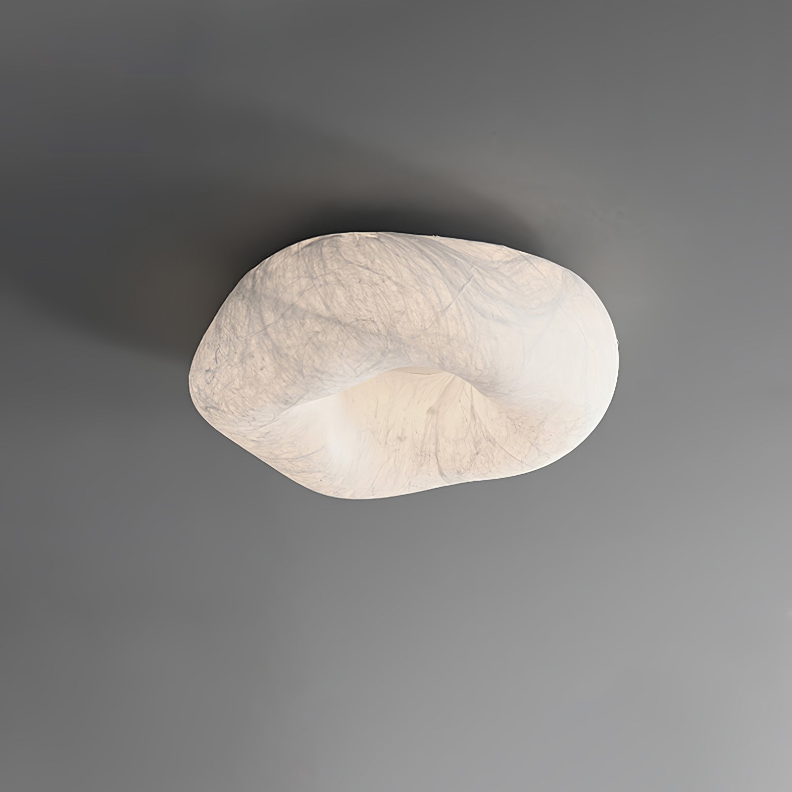 Solara Ceiling Lamp Cloud Shape Silk Elegant-Neutral Decor