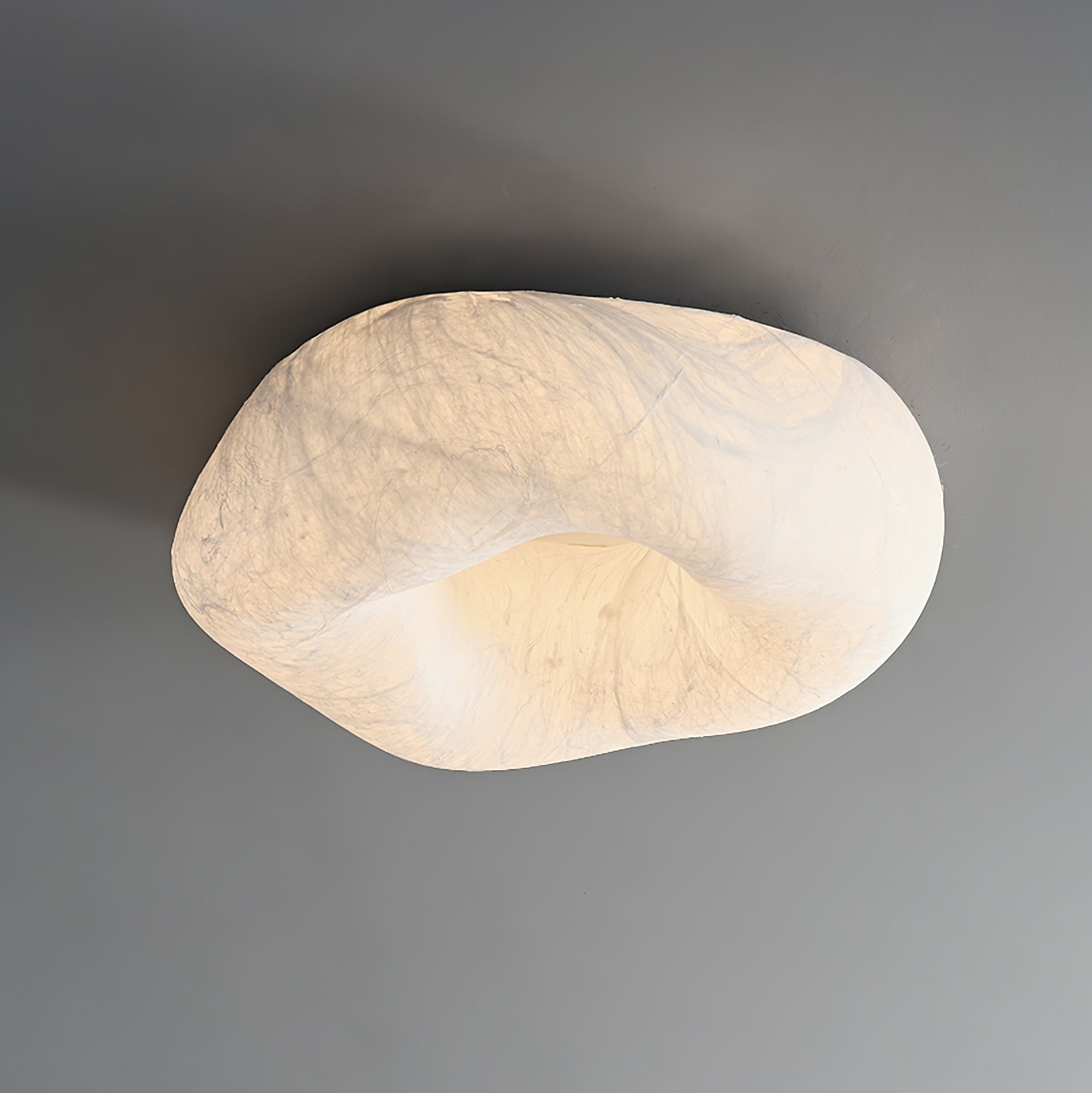 Solara Ceiling Lamp Cloud Shape Silk Elegant-Neutral Decor