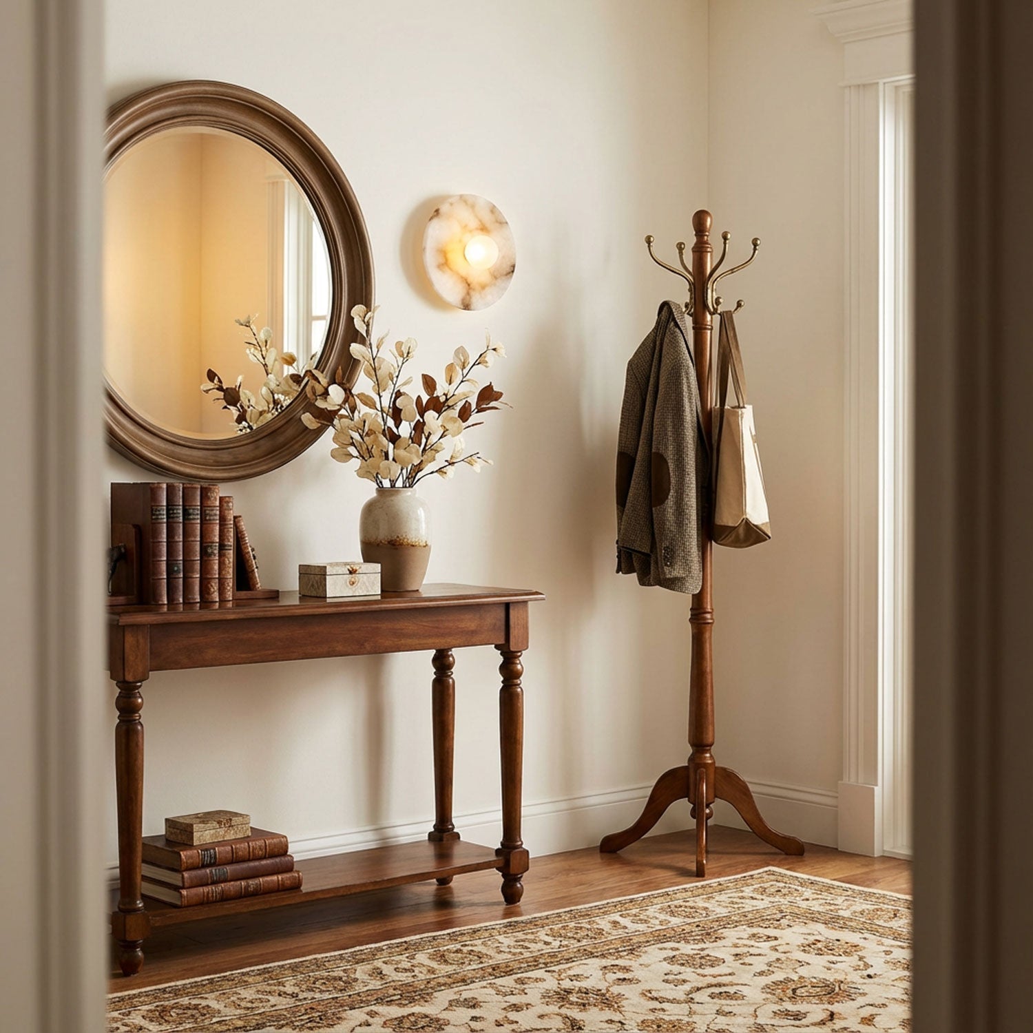 Yunhua Alabaster Wall Lamp-Neutral Decor