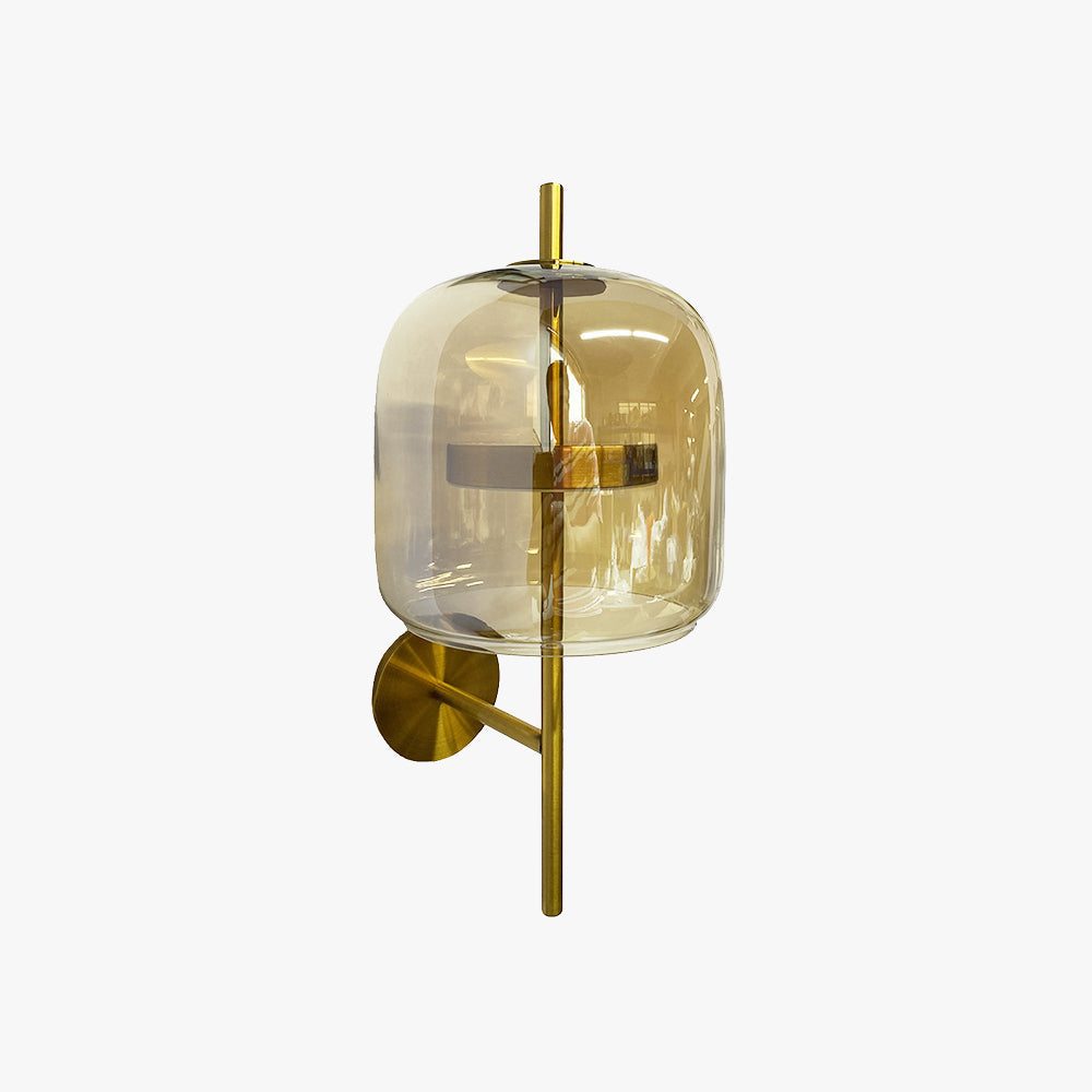 Arisha Modern Indoor Wall Lamp Metal Glass Bedroom - Neutral Decor