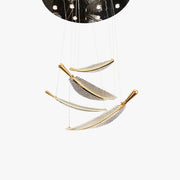 Arisha Nordic Luxury LED Pendant Light Metal Acrylic Hotel Living Room - Neutral Decor
