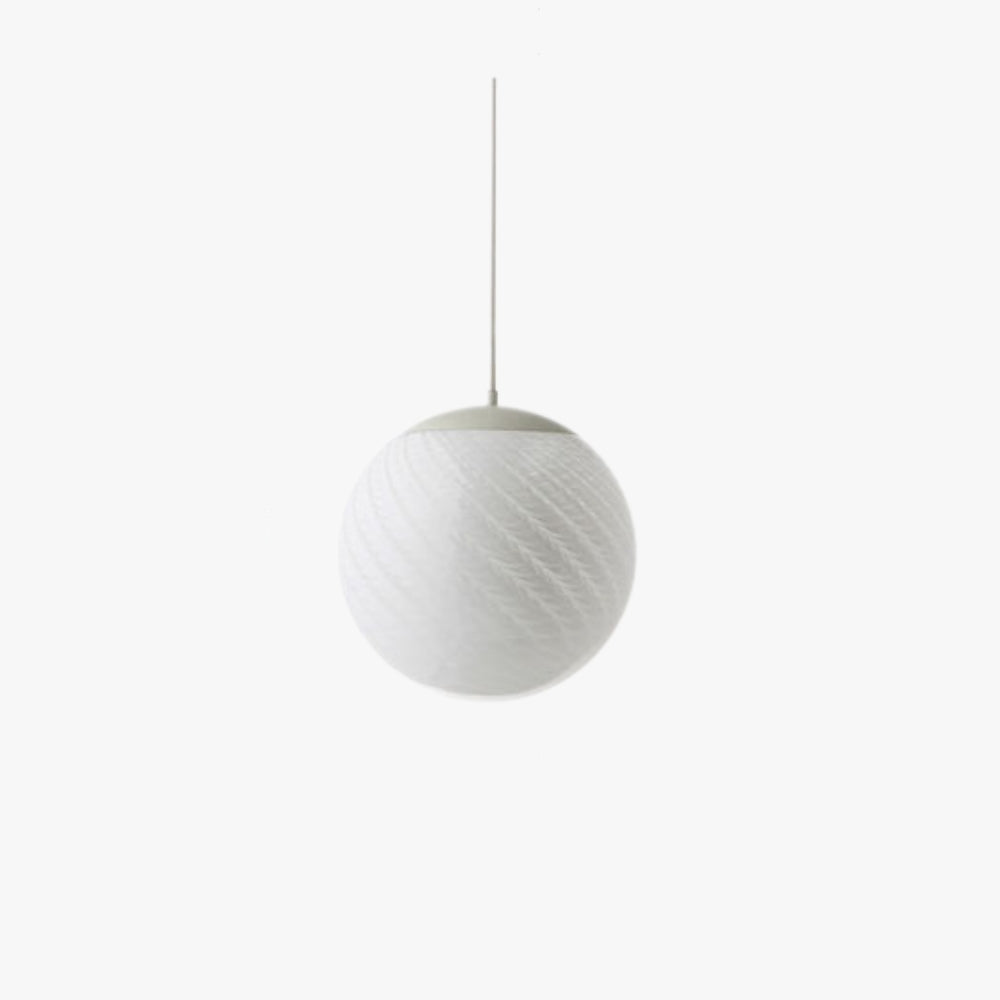 Valentina Minimalist LED Pendant Light Glass Study Bedroom - Neutral Decor