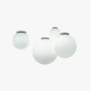 Valentina Modern Bubble Sphere Flush Mount Ceiling Light Glass Bedroom - Neutral Decor