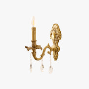 Silva Vintage Luxury LED Indoor Wall Light Metal Crystal Living Room Hallway - Neutral Decor
