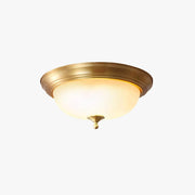 Arisha Flush Mount Ceiling Light Brass Retro LED Living Room Bedroom - Neutral Decor