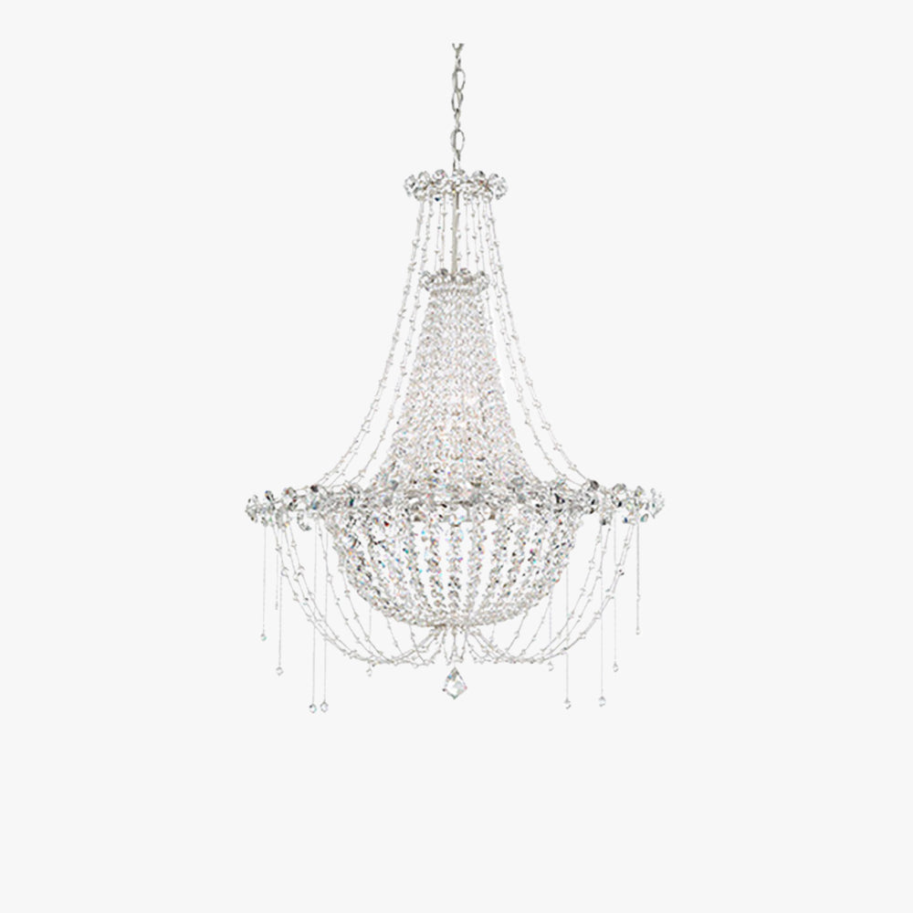 Kristy Chandelier Italian Crystal - Neutral Decor