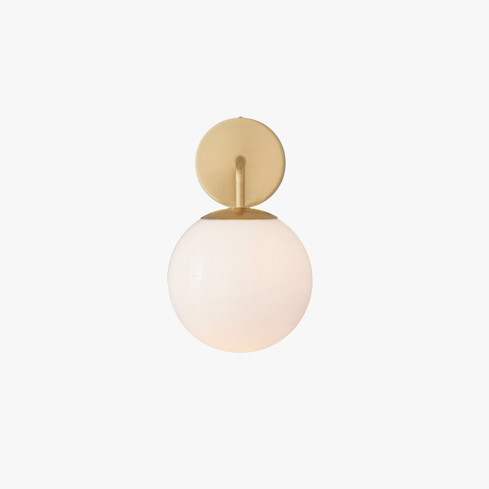 Valentina Glass Indoor Wall Lamp French Bathroom Bedroom - Neutral Decor