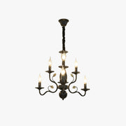 Silva Chandelier Rustic Glass Living Room Bedroom - Neutral Decor