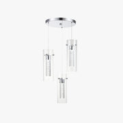 Arisha Glass Pendant Light Cluster Brass Modern Dimmable - Neutral Decor
