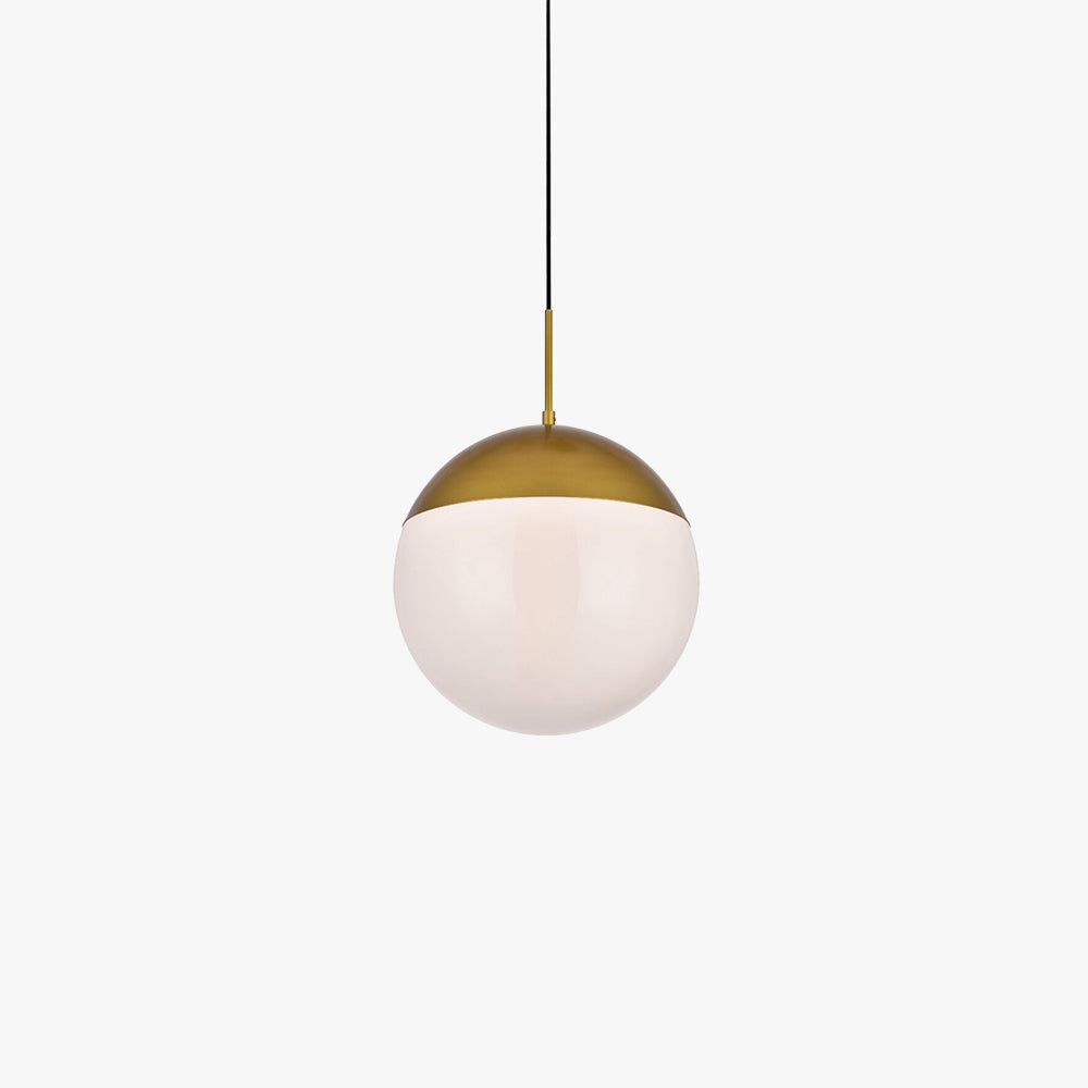 Hallie Modern PendantLight Metal Glass Living Room Dining Room Bedroom - Neutral Decor
