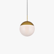 Hallie Modern PendantLight Metal Glass Living Room Dining Room Bedroom - Neutral Decor