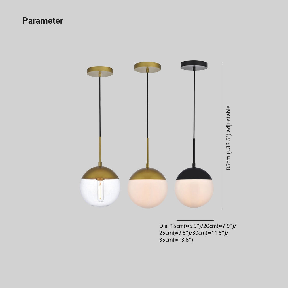 Hallie Modern PendantLight Metal Glass Living Room Dining Room Bedroom - Neutral Decor