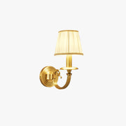 Alessio Decorative Indoor Wall Lamp Metal Fabric Living Room Bedroom - Neutral Decor