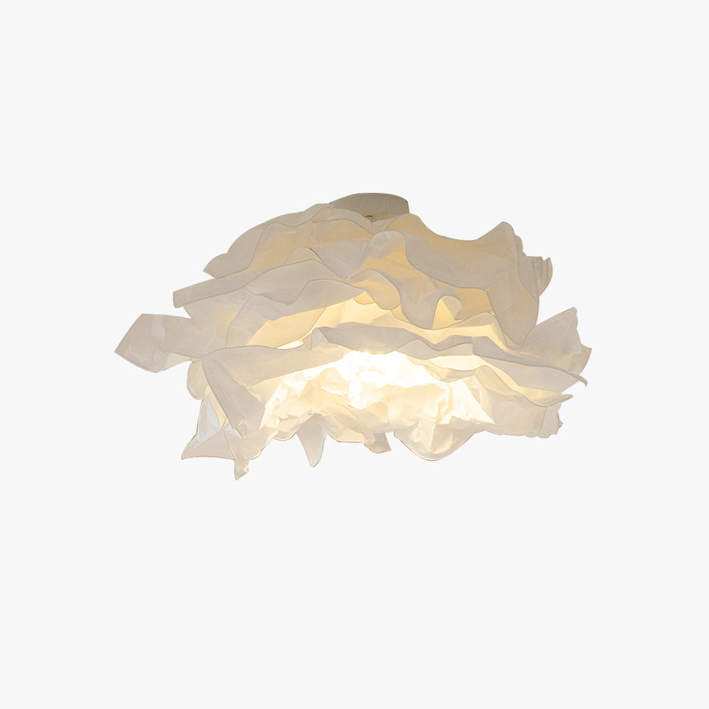 Ritta Flush Mount Ceiling Light Design Flower Natural Paper - Neutral Decor