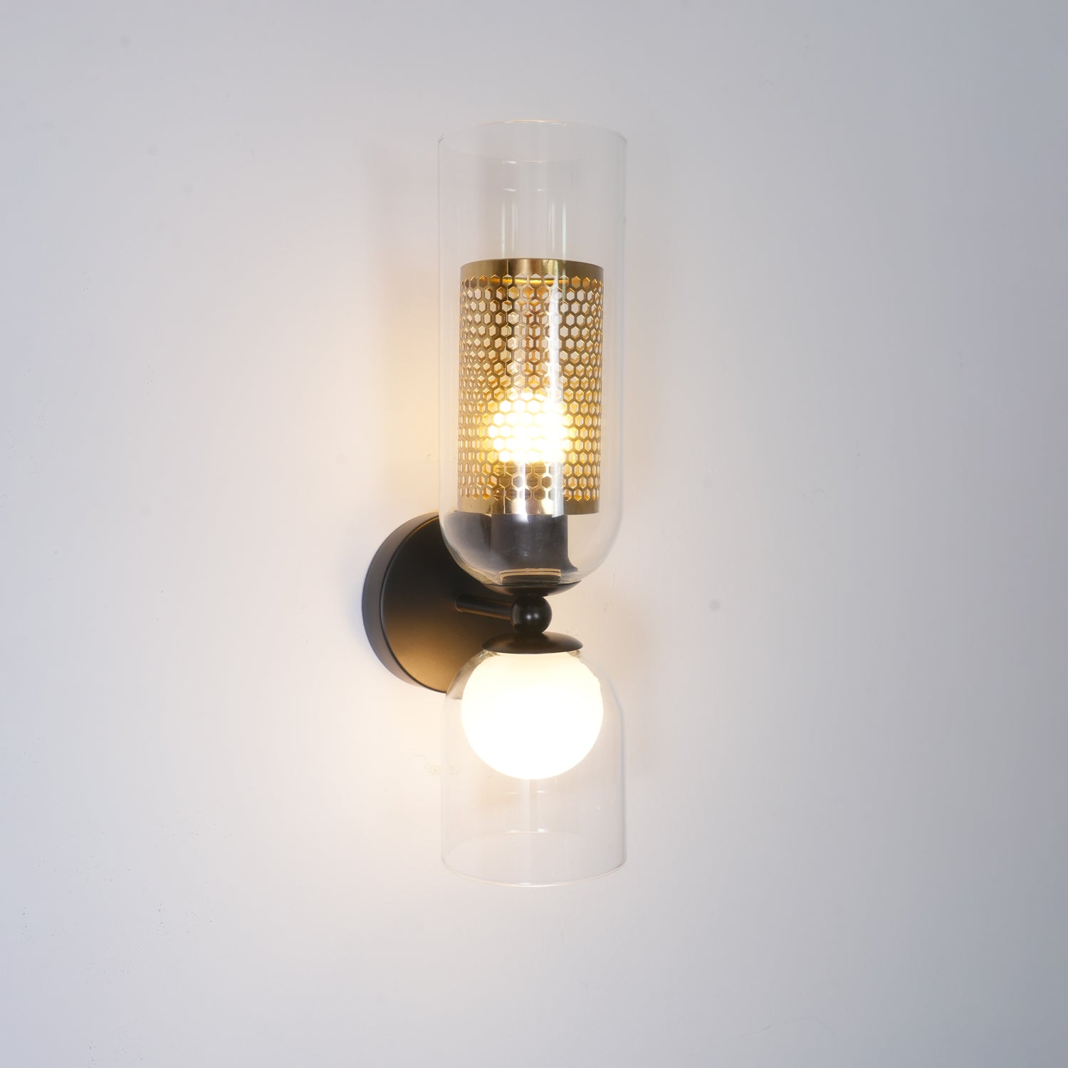 Alvynan Premium Nordic Art Glass Wall Lamp-Neutral Decor