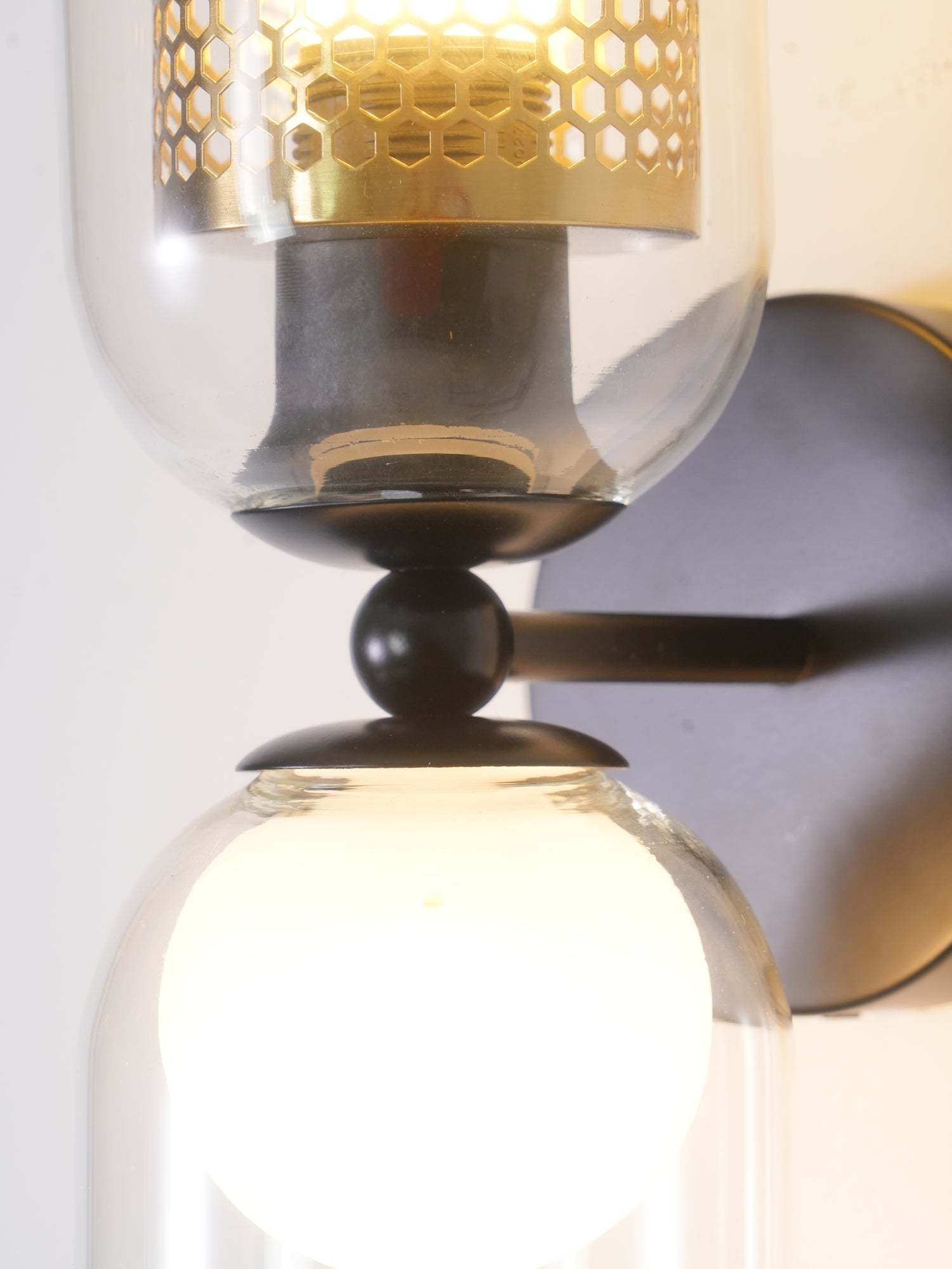 Alvynan Premium Nordic Art Glass Wall Lamp-Neutral Decor