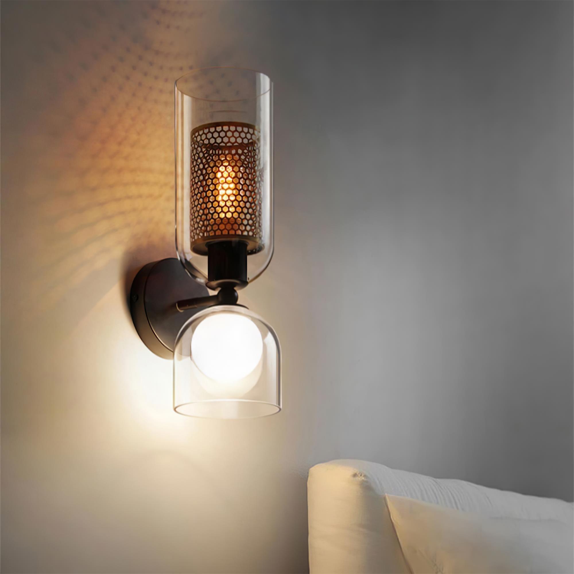 Alvynan Premium Nordic Art Glass Wall Lamp-Neutral Decor