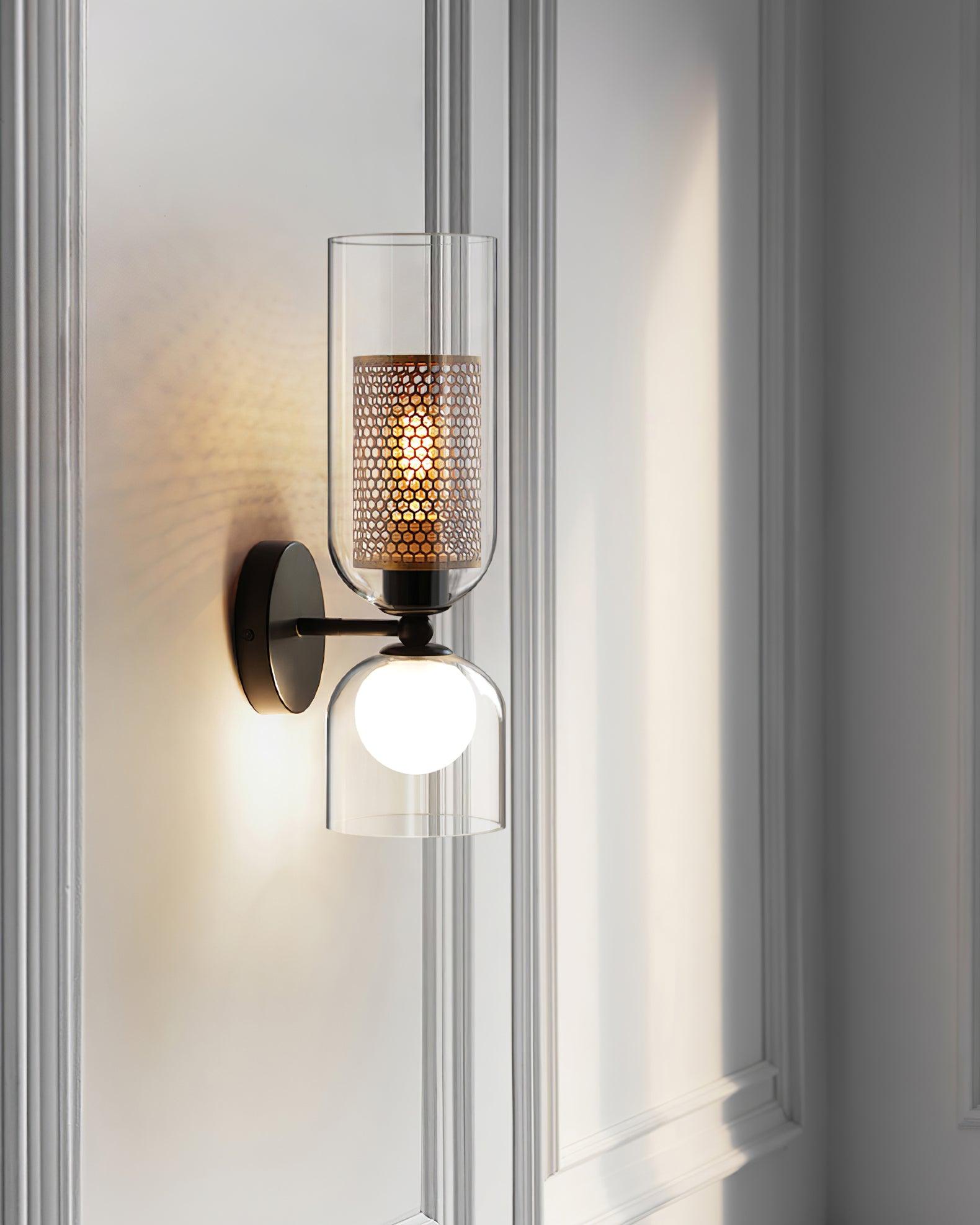 Alvynan Premium Nordic Art Glass Wall Lamp-Neutral Decor