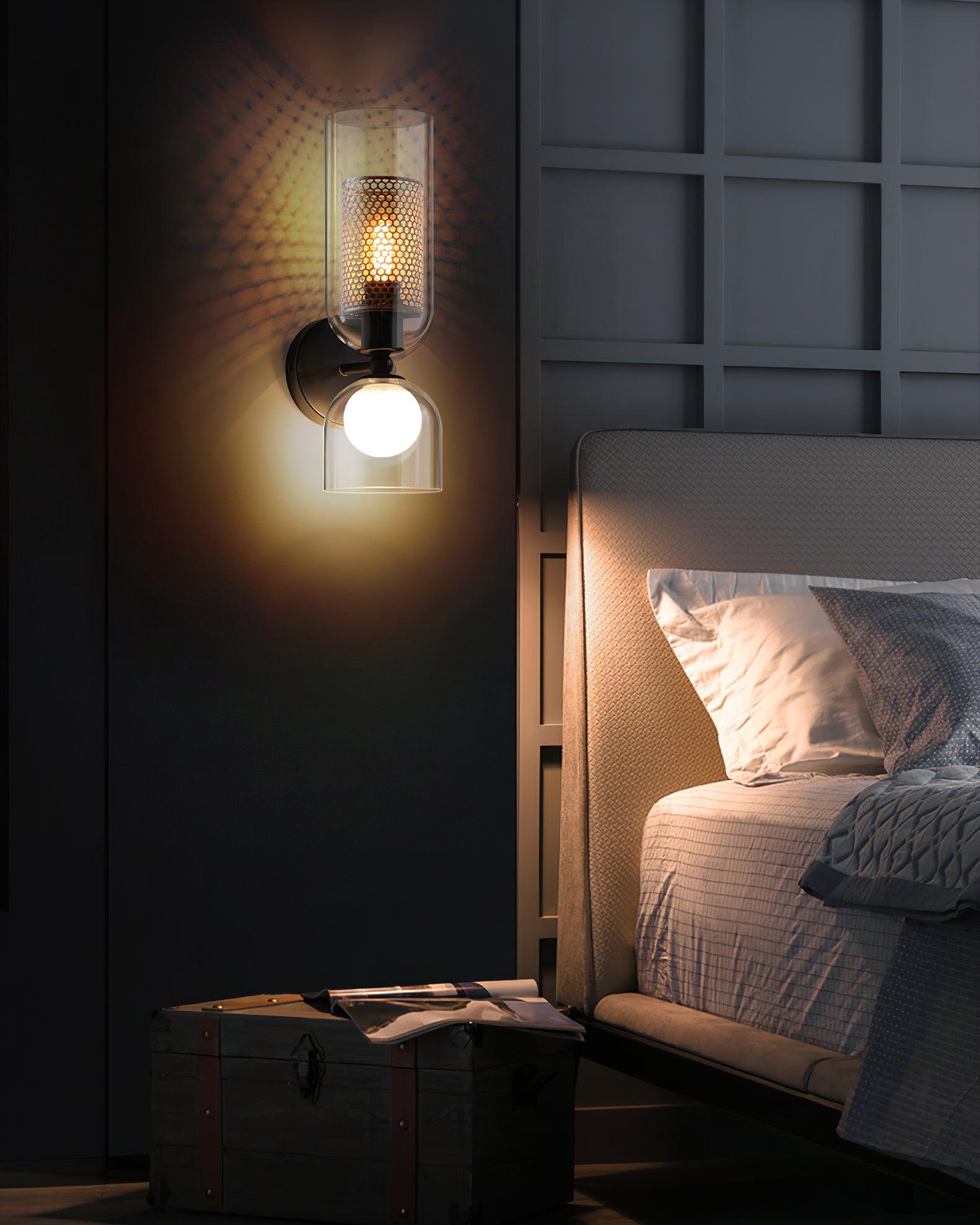 Alvynan Premium Nordic Art Glass Wall Lamp-Neutral Decor