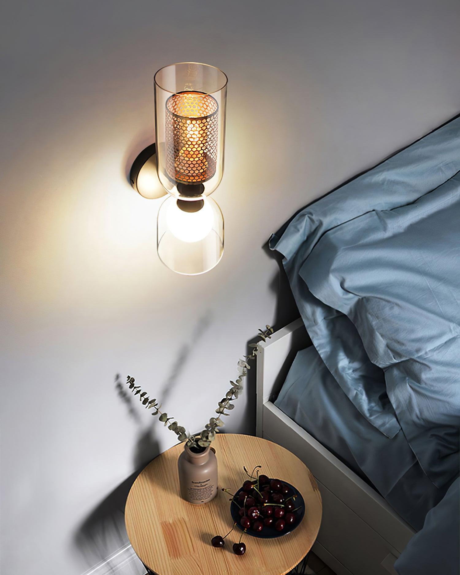 Alvynan Premium Nordic Art Glass Wall Lamp-Neutral Decor