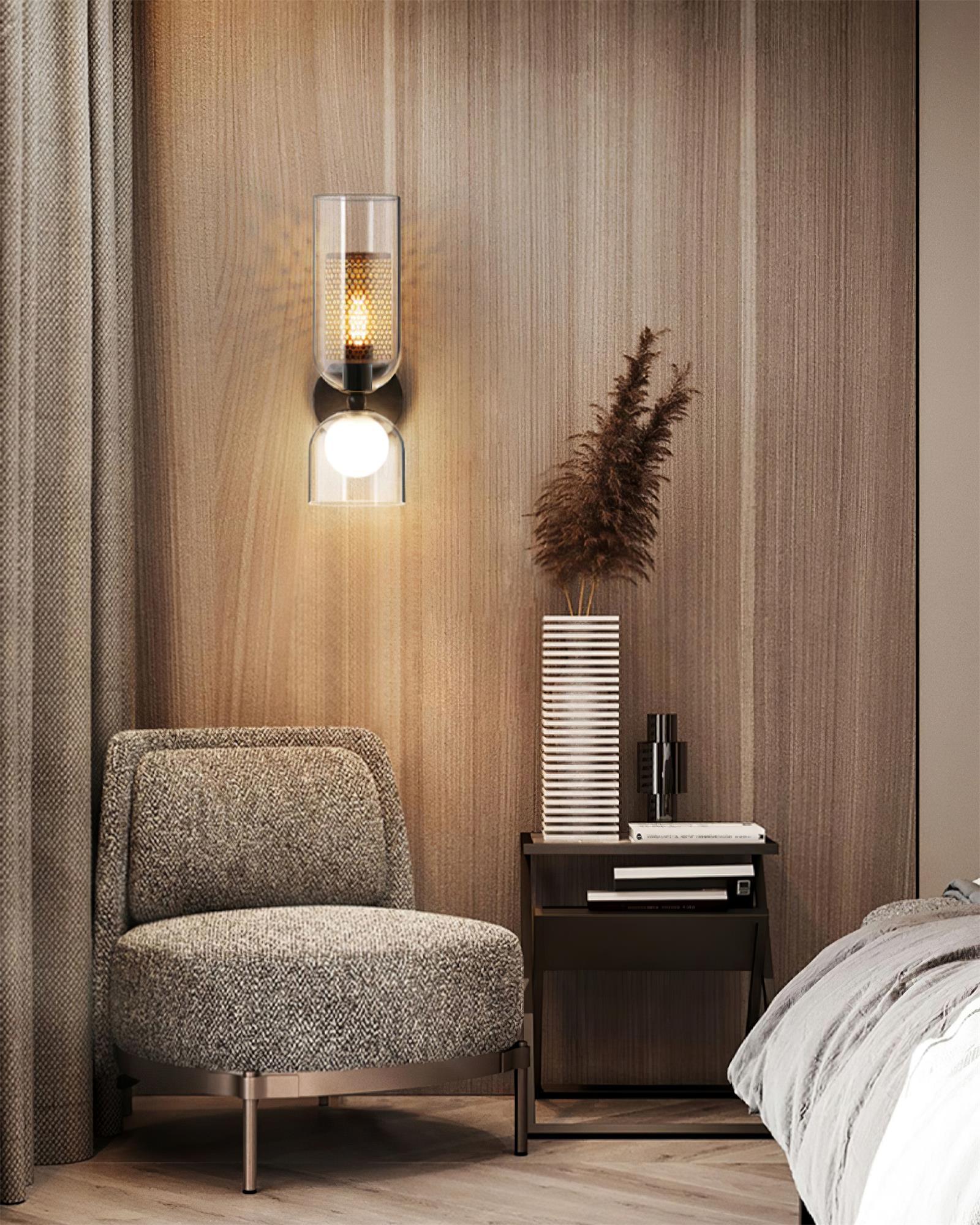 Alvynan Premium Nordic Art Glass Wall Lamp-Neutral Decor