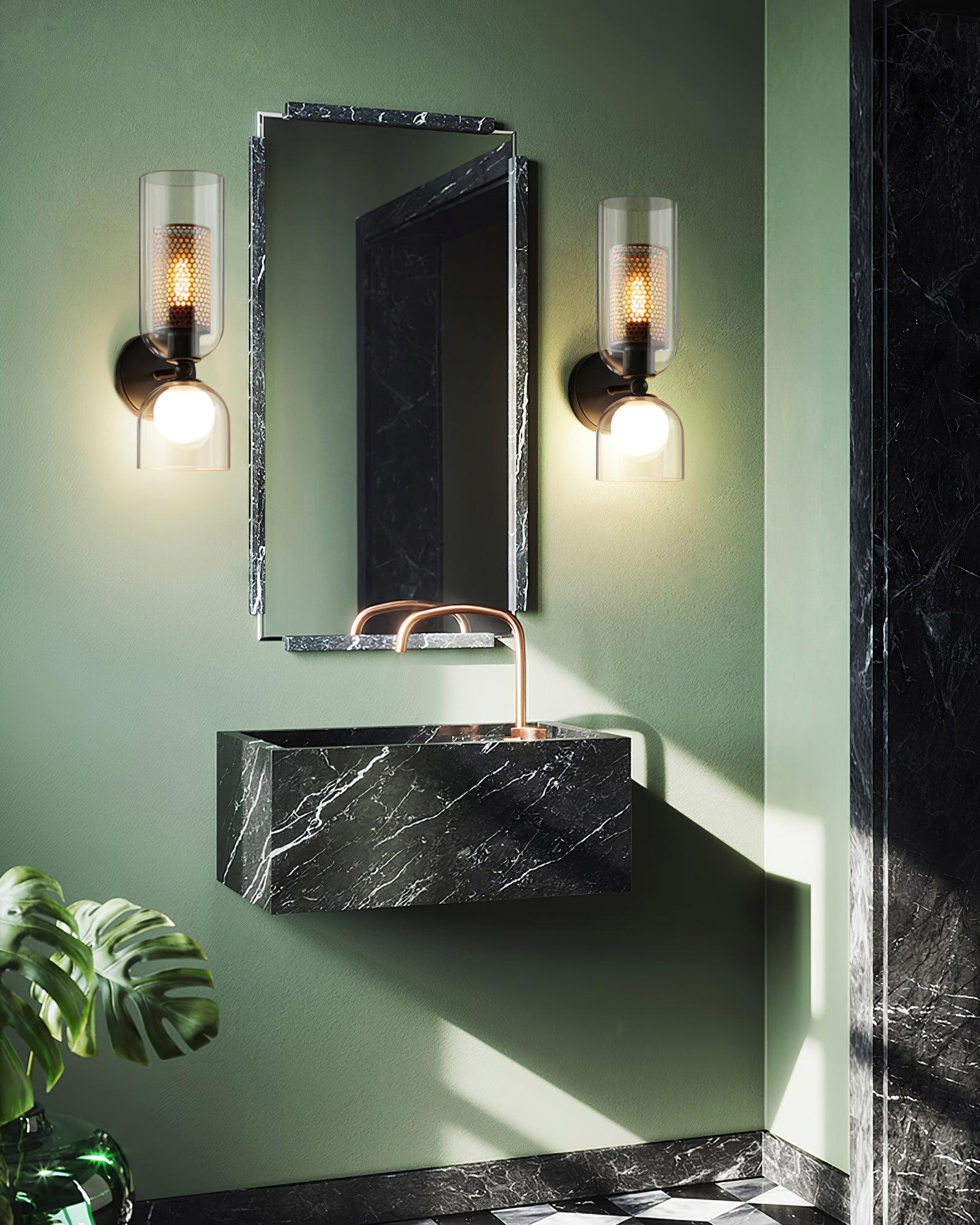 Alvynan Premium Nordic Art Glass Wall Lamp-Neutral Decor
