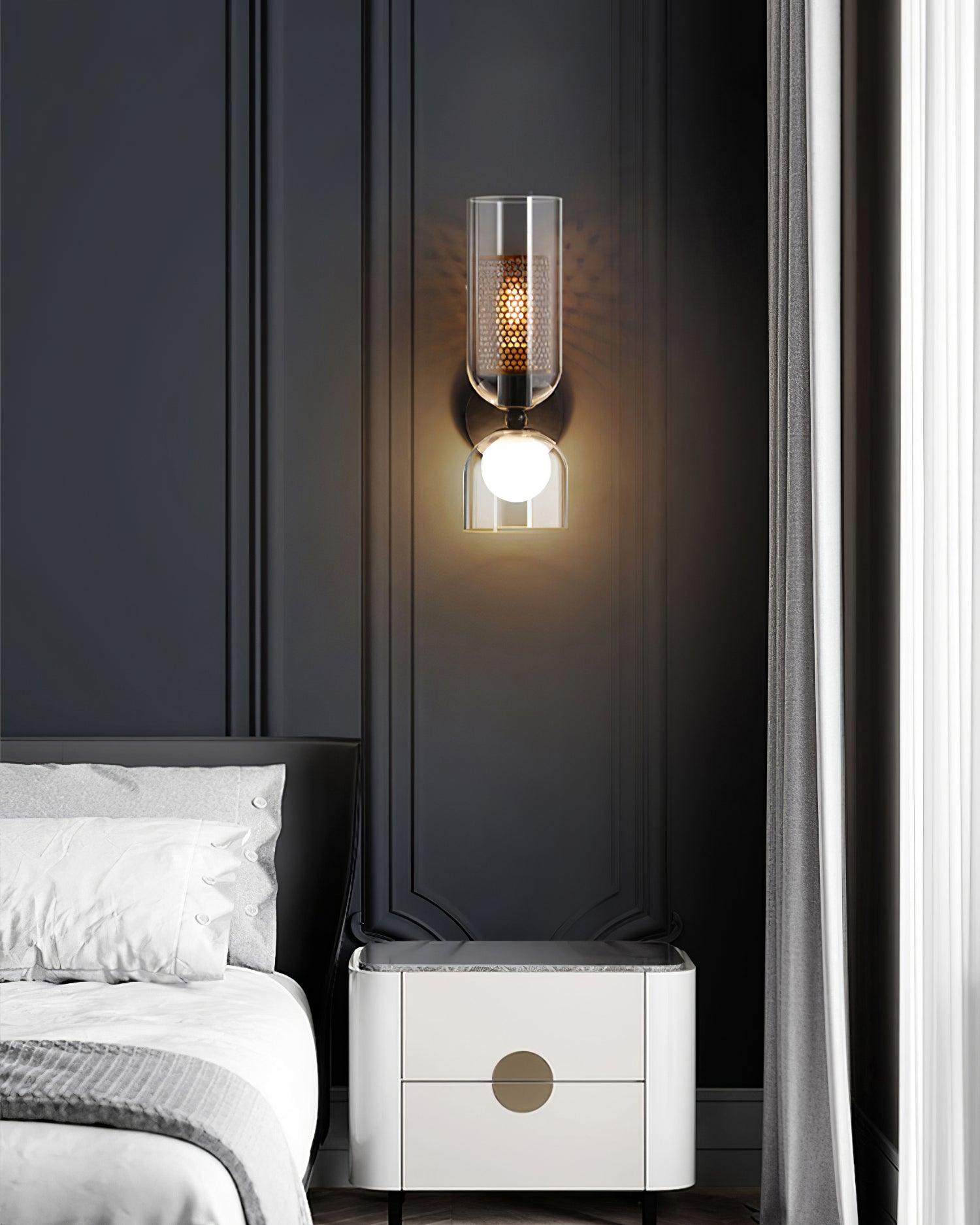 Alvynan Premium Nordic Art Glass Wall Lamp-Neutral Decor