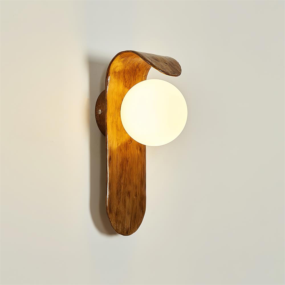 Gavino Wooden Wall Lamp
