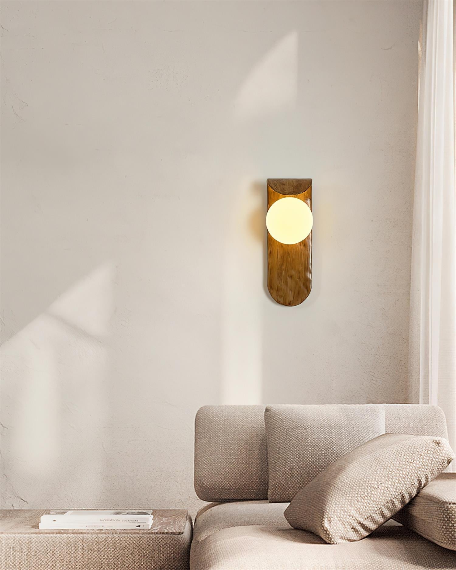 Gavino Wooden Wall Lamp