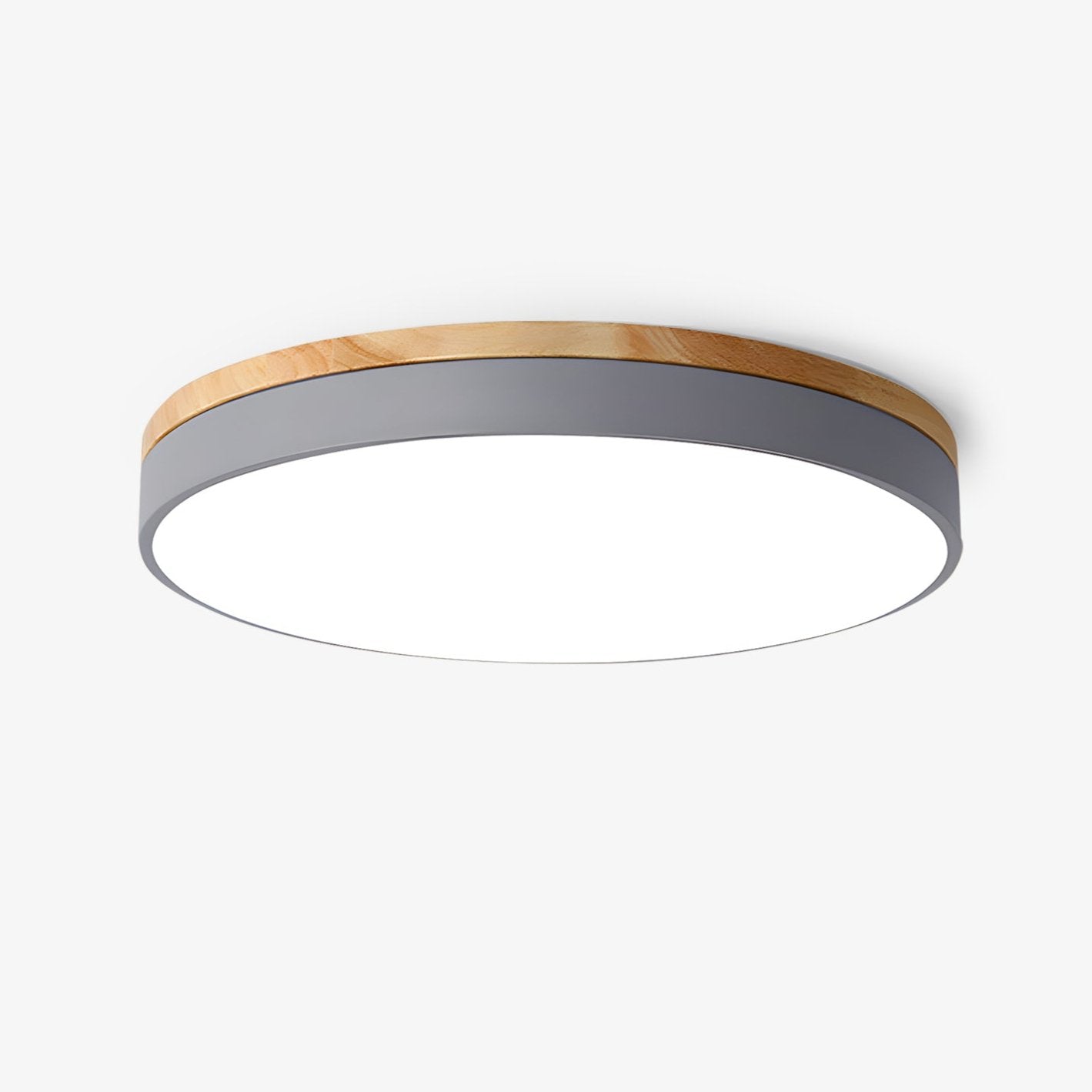 Mireth Ceiling Light Circular Wood Grey Modern Minimalist-Neutral Decor