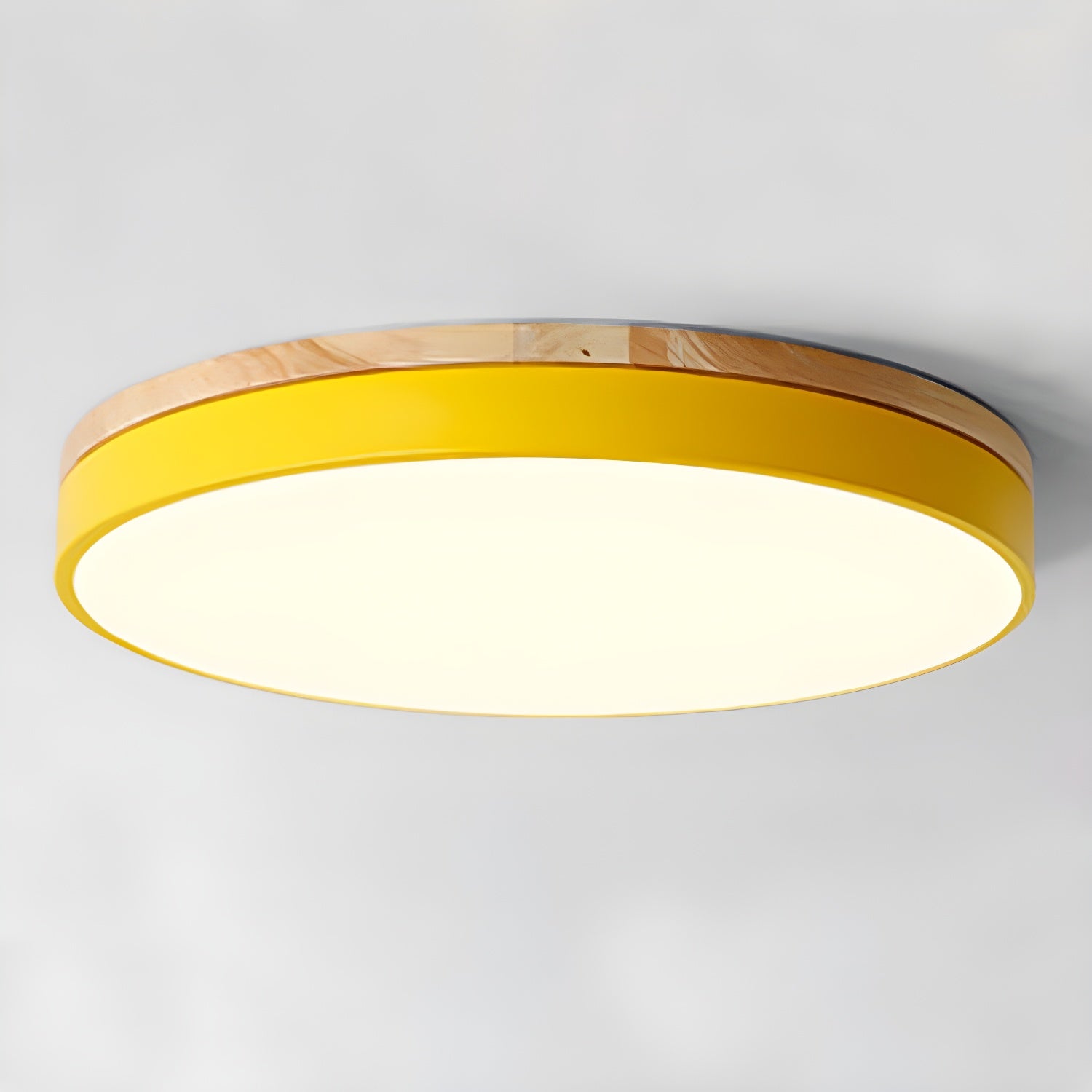 Mireth Ceiling Light Circular Wood Grey Modern Minimalist-Neutral Decor