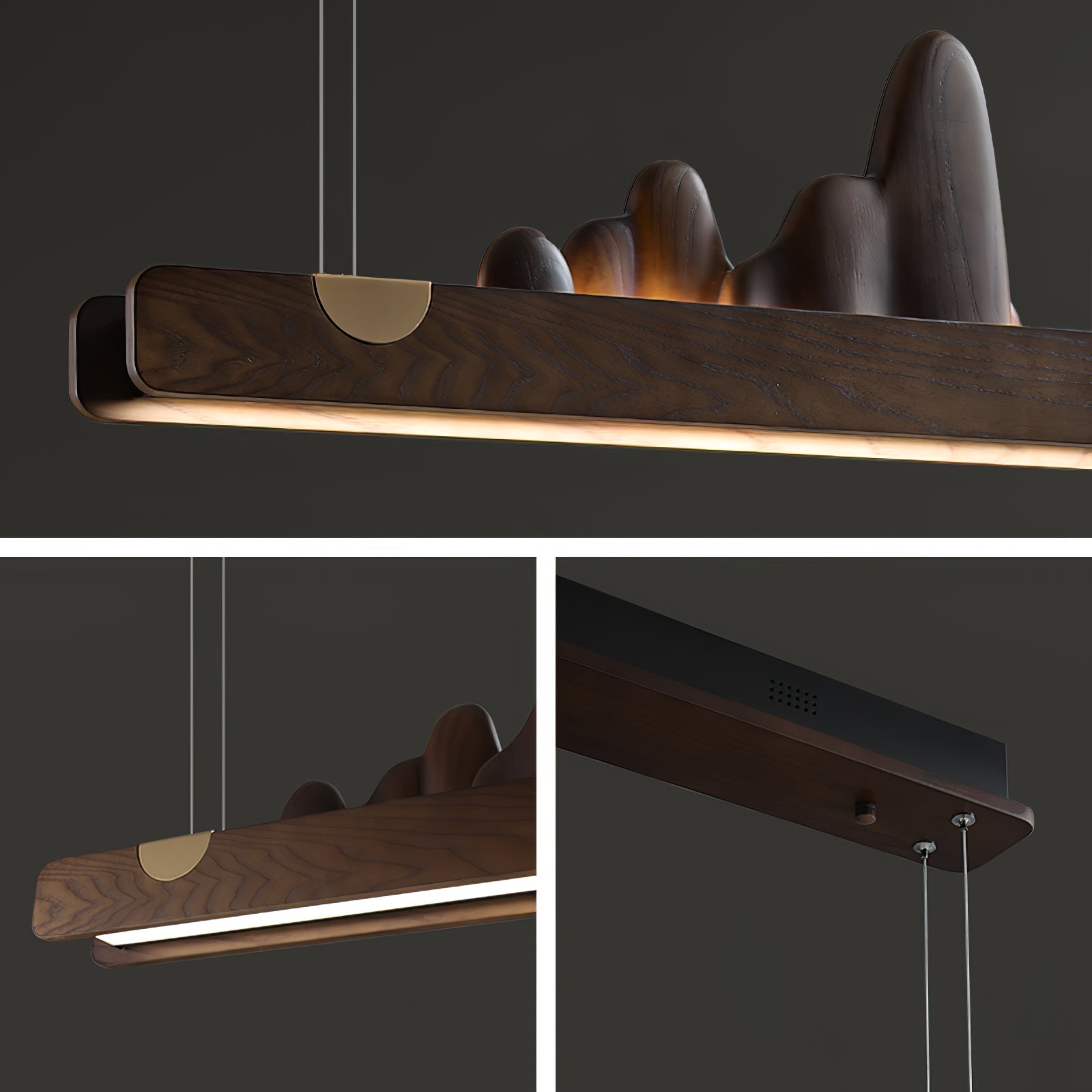 Daniel Modern Wood Pendant Light-Neutral Decor