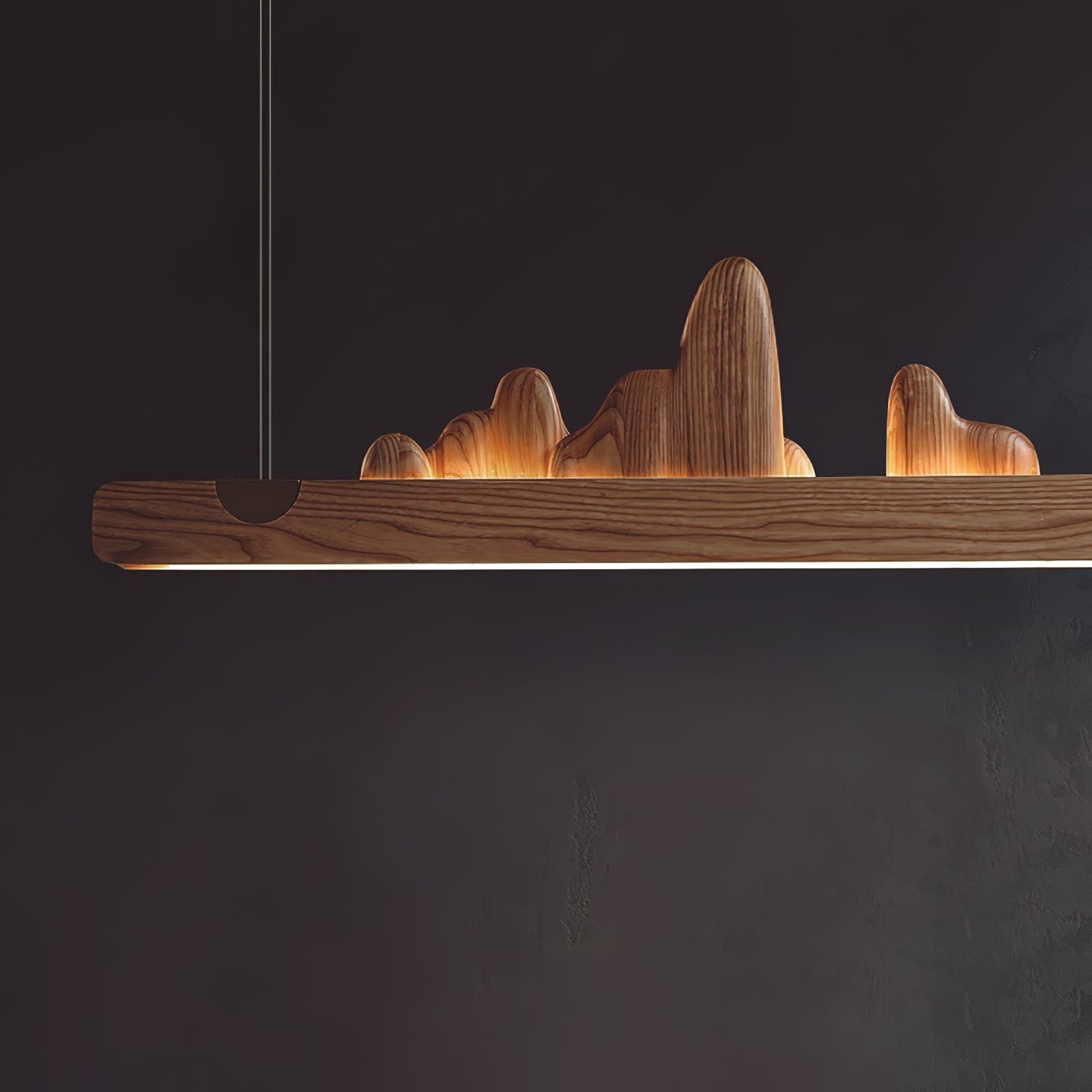 Daniel Modern Wood Pendant Light-Neutral Decor