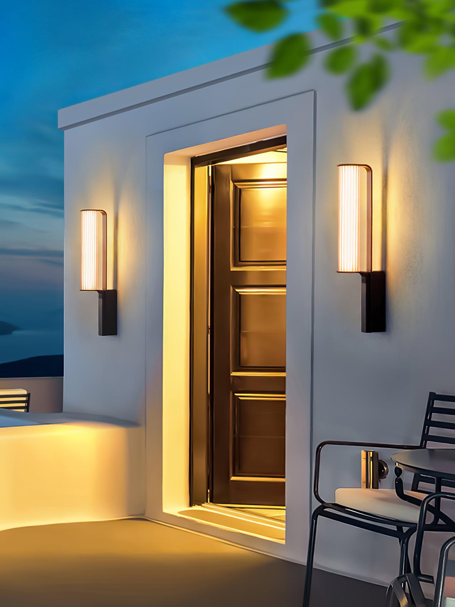 Utalionis Unique Arc LED Sconce Outdoor Lighting-Neutral Decor