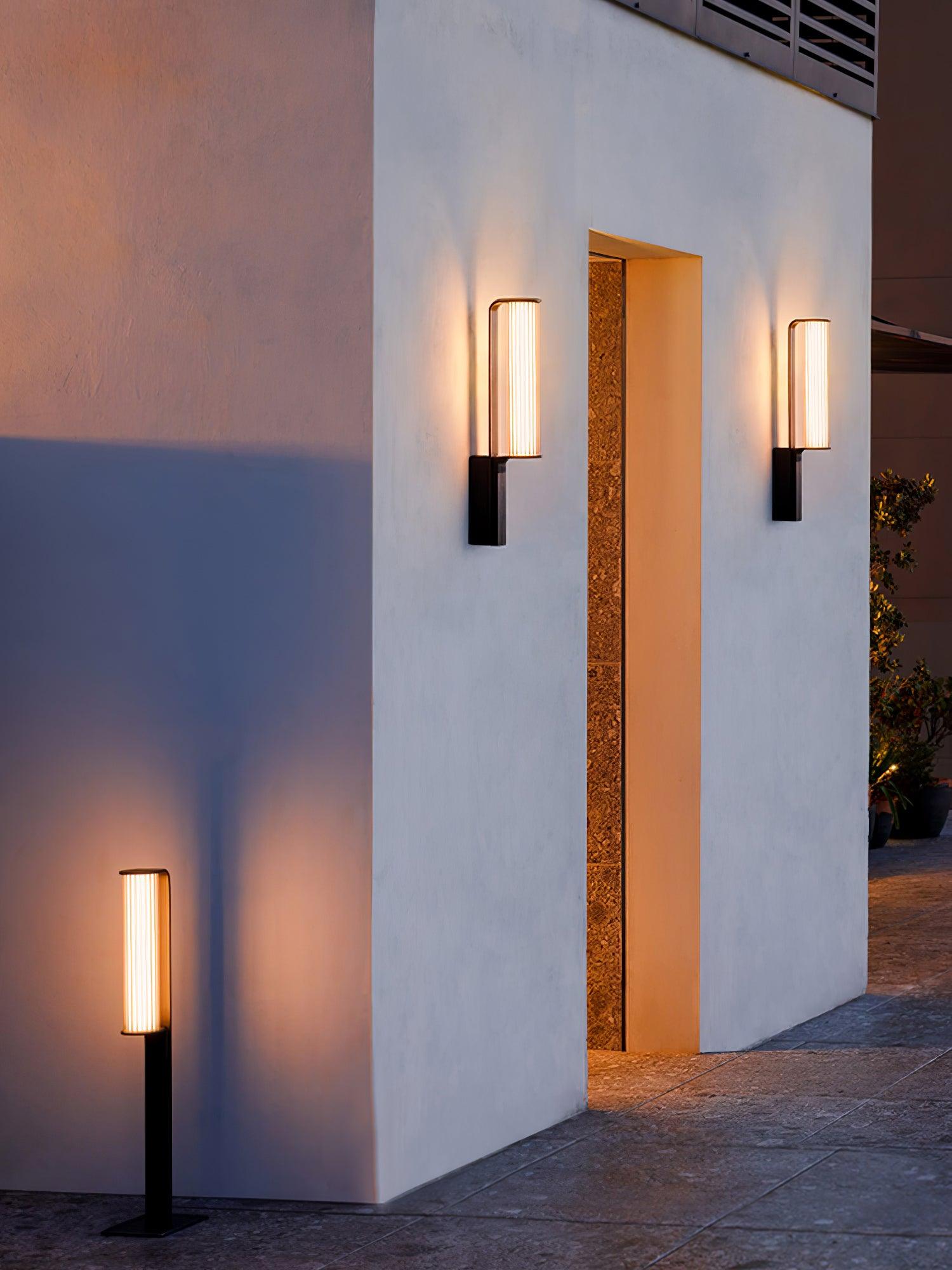 Utalionis Unique Arc LED Sconce Outdoor Lighting-Neutral Decor