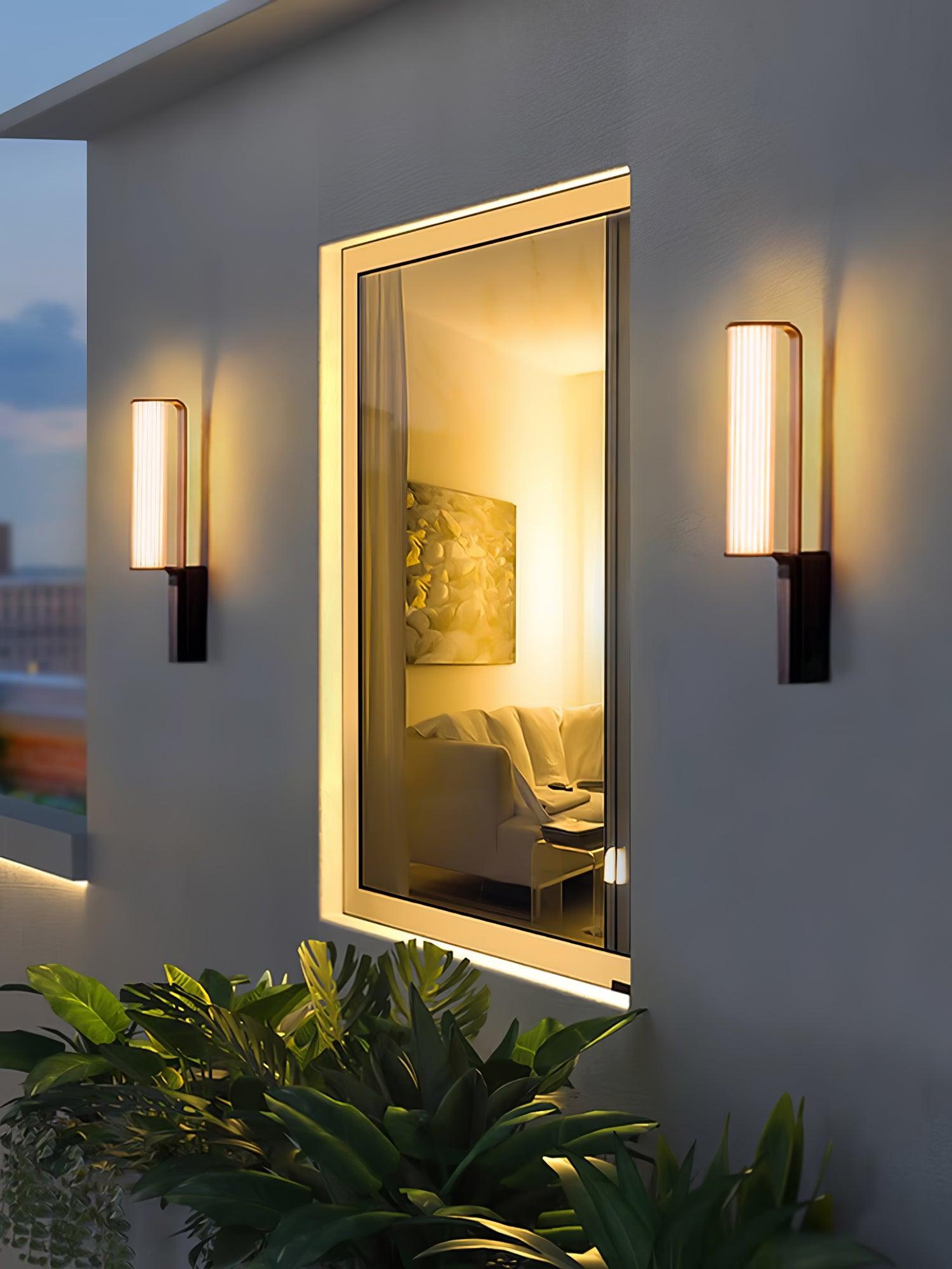 Utalionis Unique Arc LED Sconce Outdoor Lighting-Neutral Decor