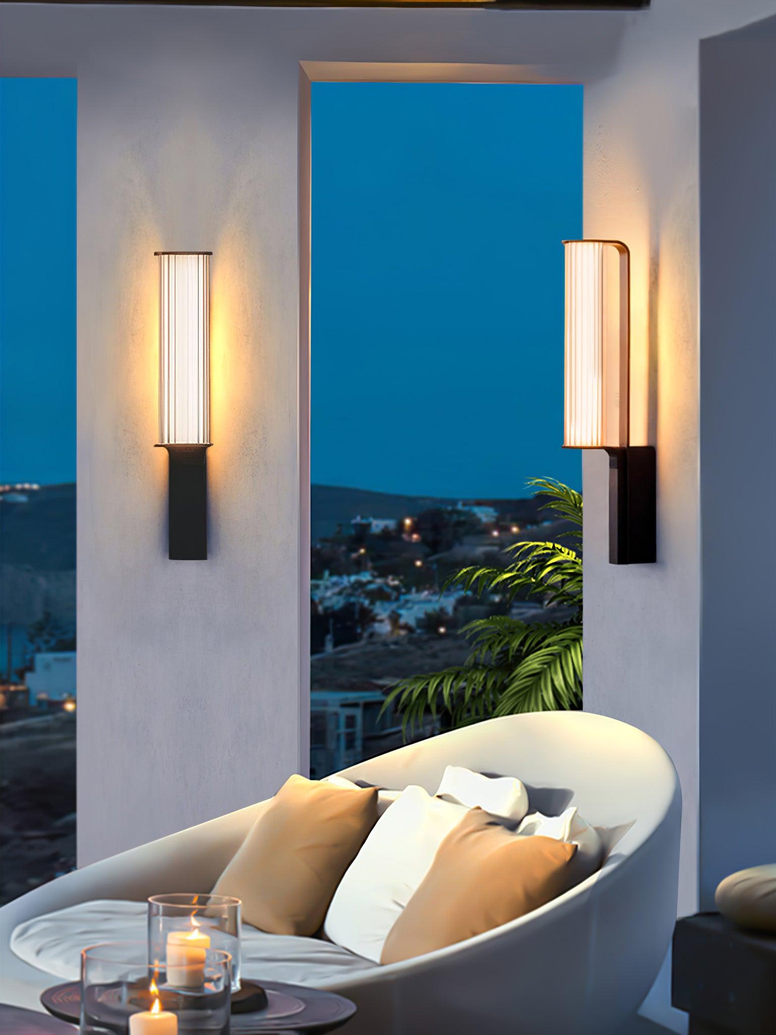 Utalionis Unique Arc LED Sconce Outdoor Lighting-Neutral Decor