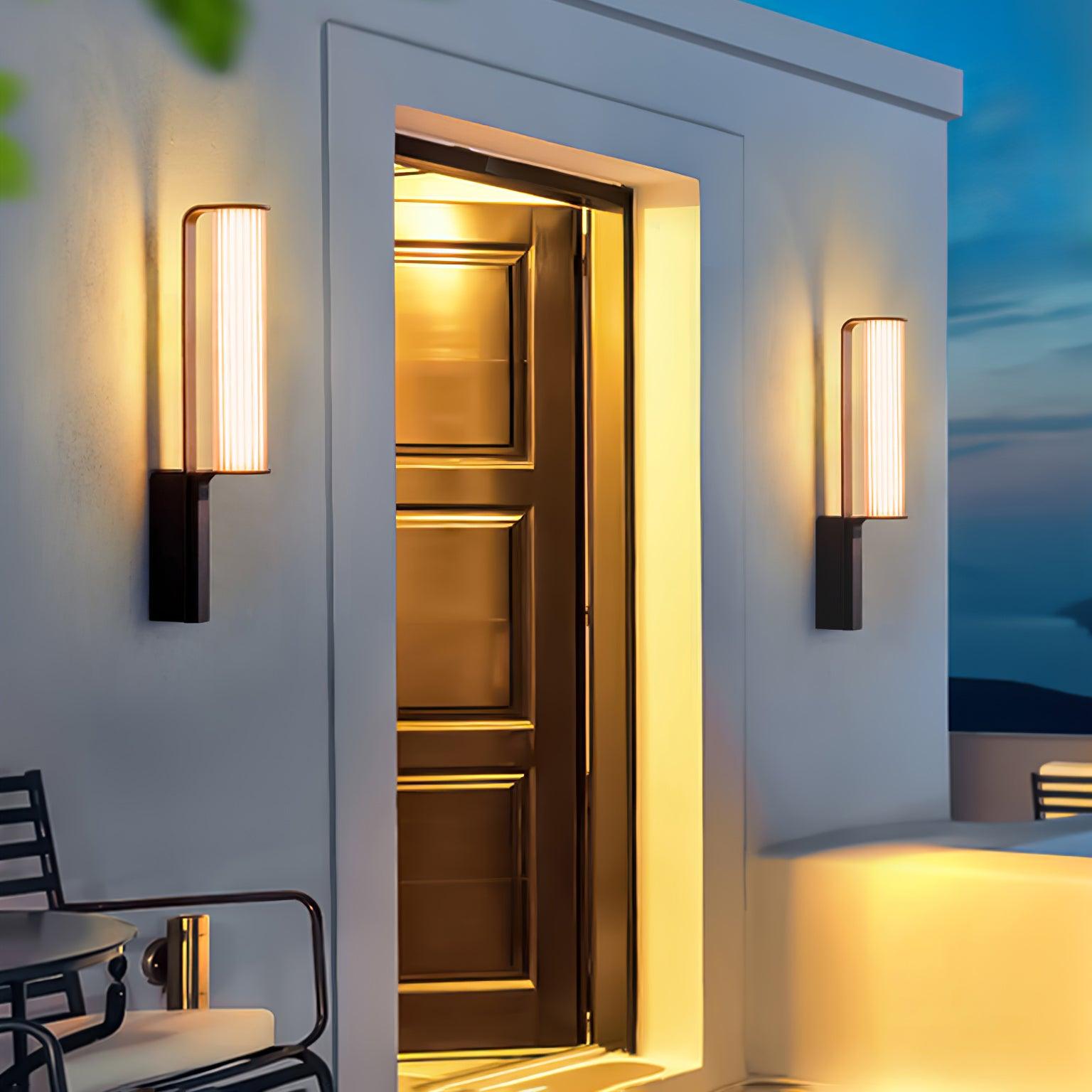 Utalionis Unique Arc LED Sconce Outdoor Lighting-Neutral Decor