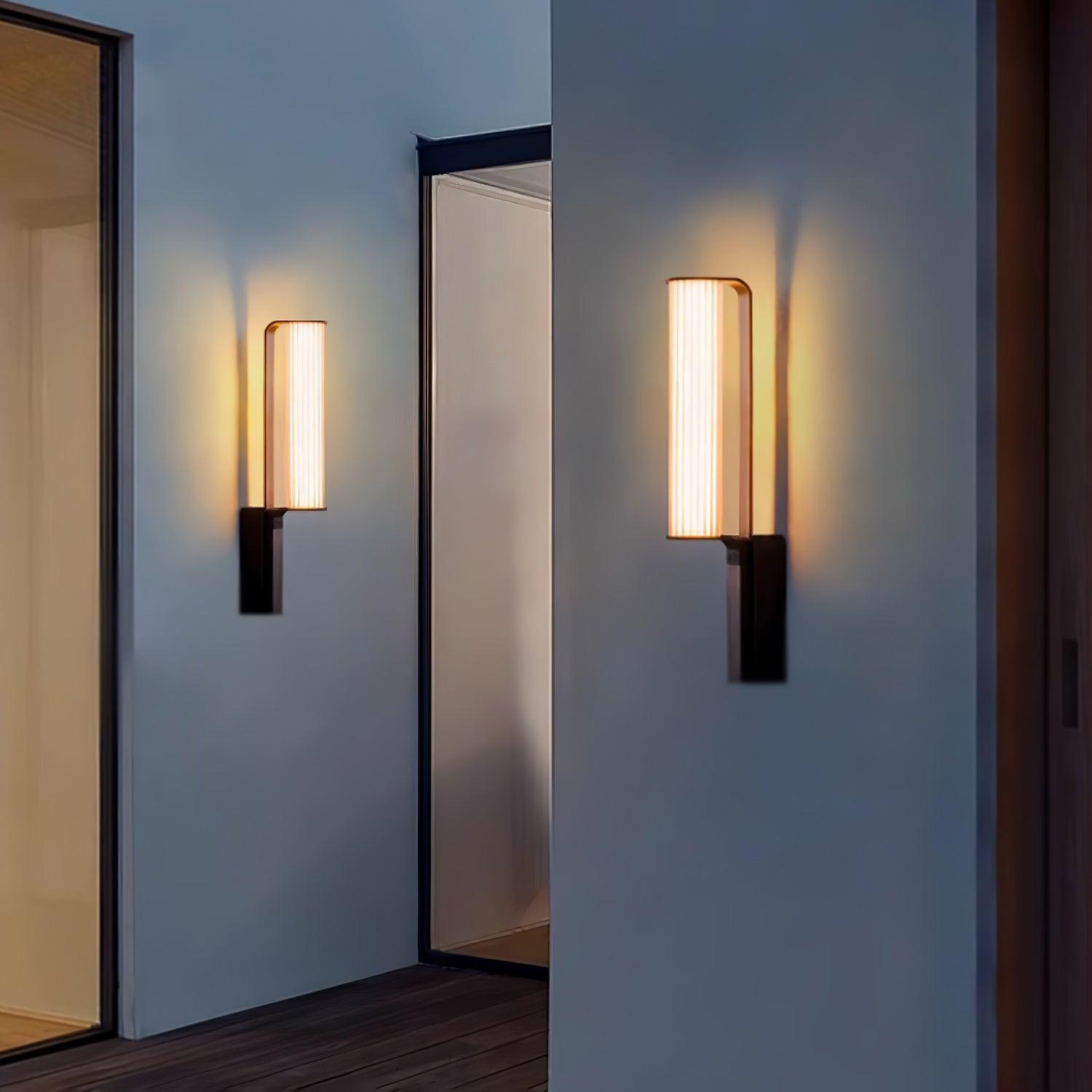Utalionis Unique Arc LED Sconce Outdoor Lighting-Neutral Decor