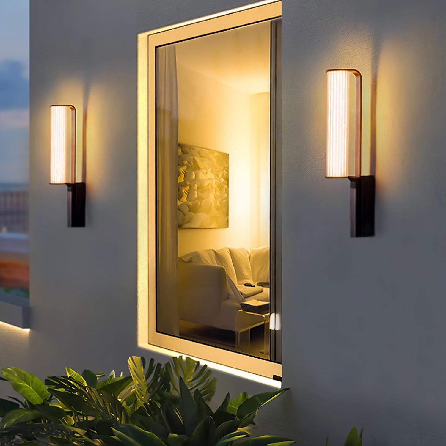 Utalionis Unique Arc LED Sconce Outdoor Lighting-Neutral Decor