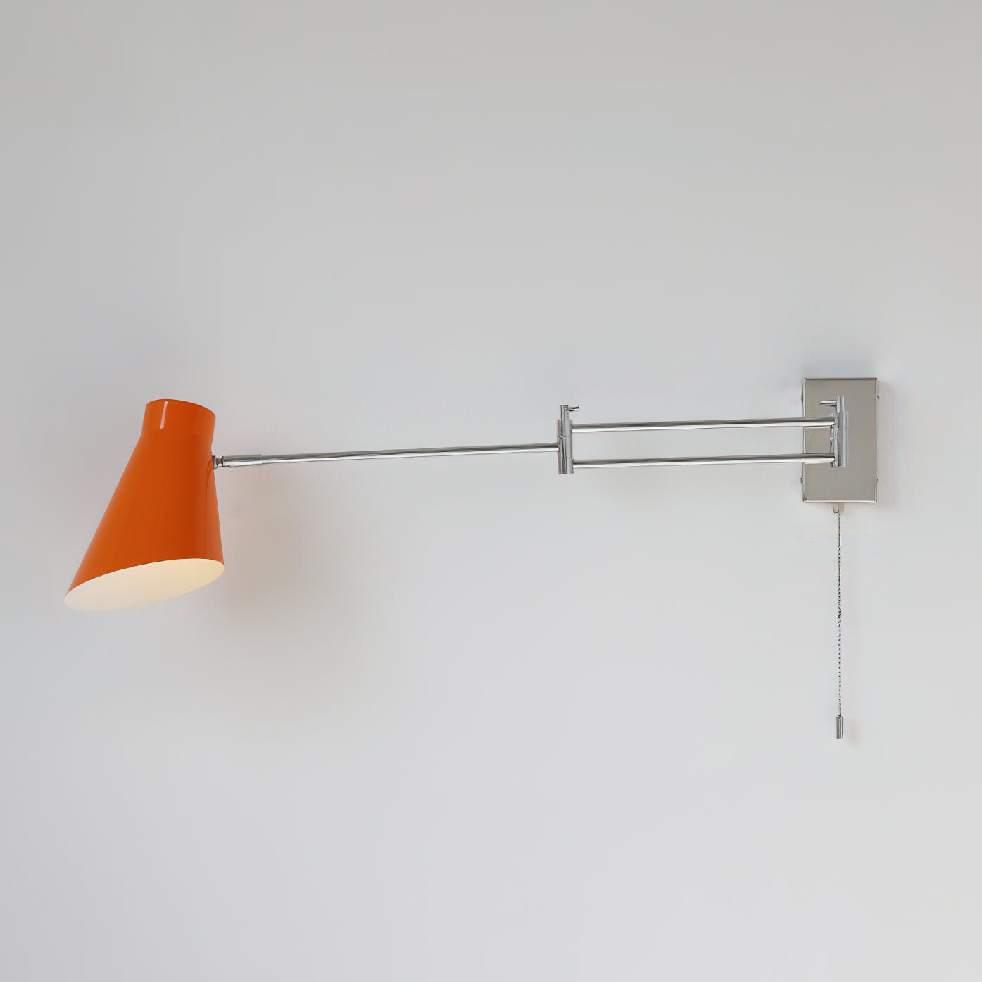 Wall Lamp Swing Arm Chrome Adjustable Industrial
