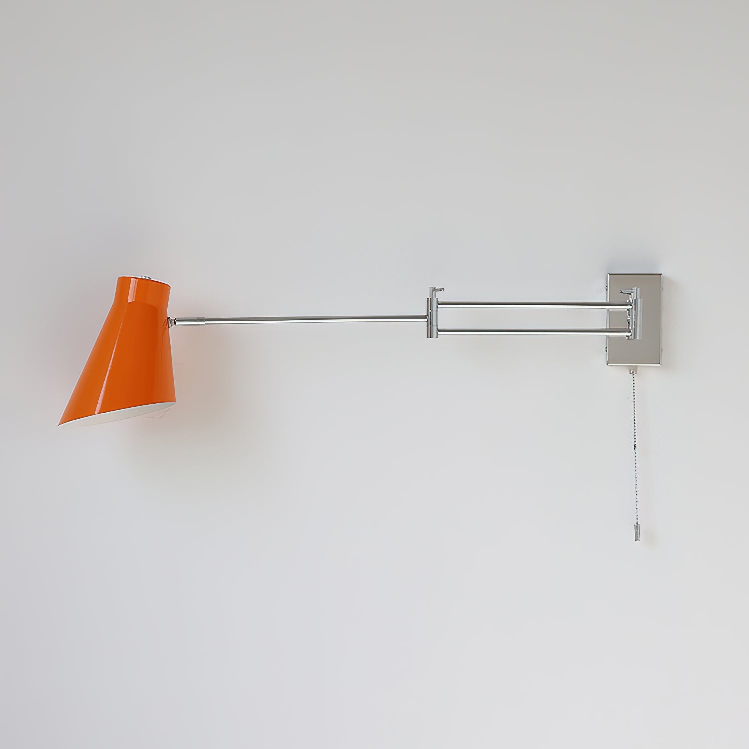 Wall Lamp Swing Arm Chrome Adjustable Industrial