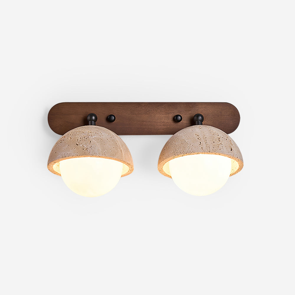 Gavilo Travertine Double Wall Lamp