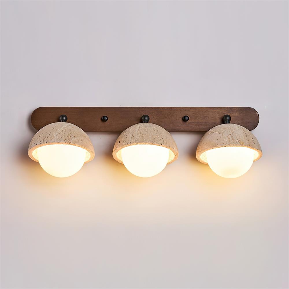 Gavilo Travertine Double Wall Lamp